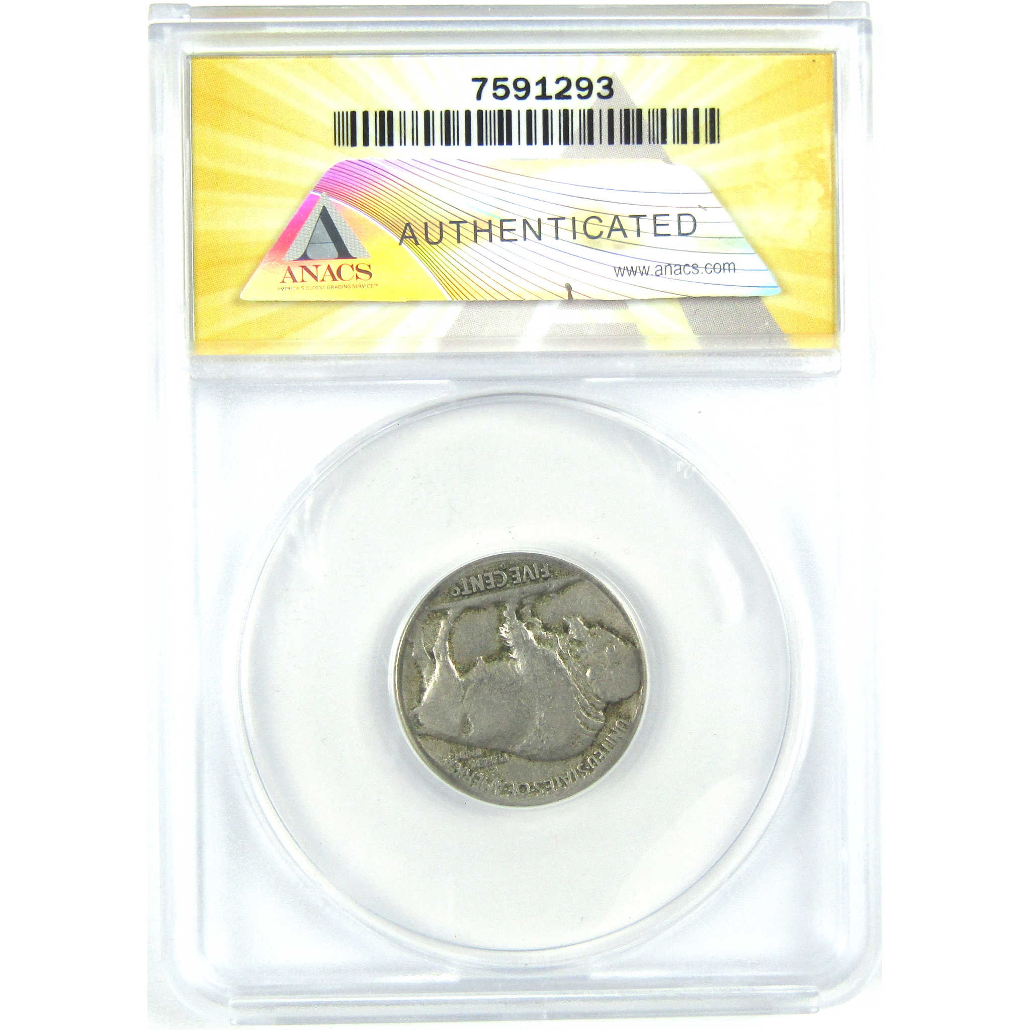 1914 D Indian Head Buffalo Nickel G 6 ANACS 5c Coin SKU:I16283