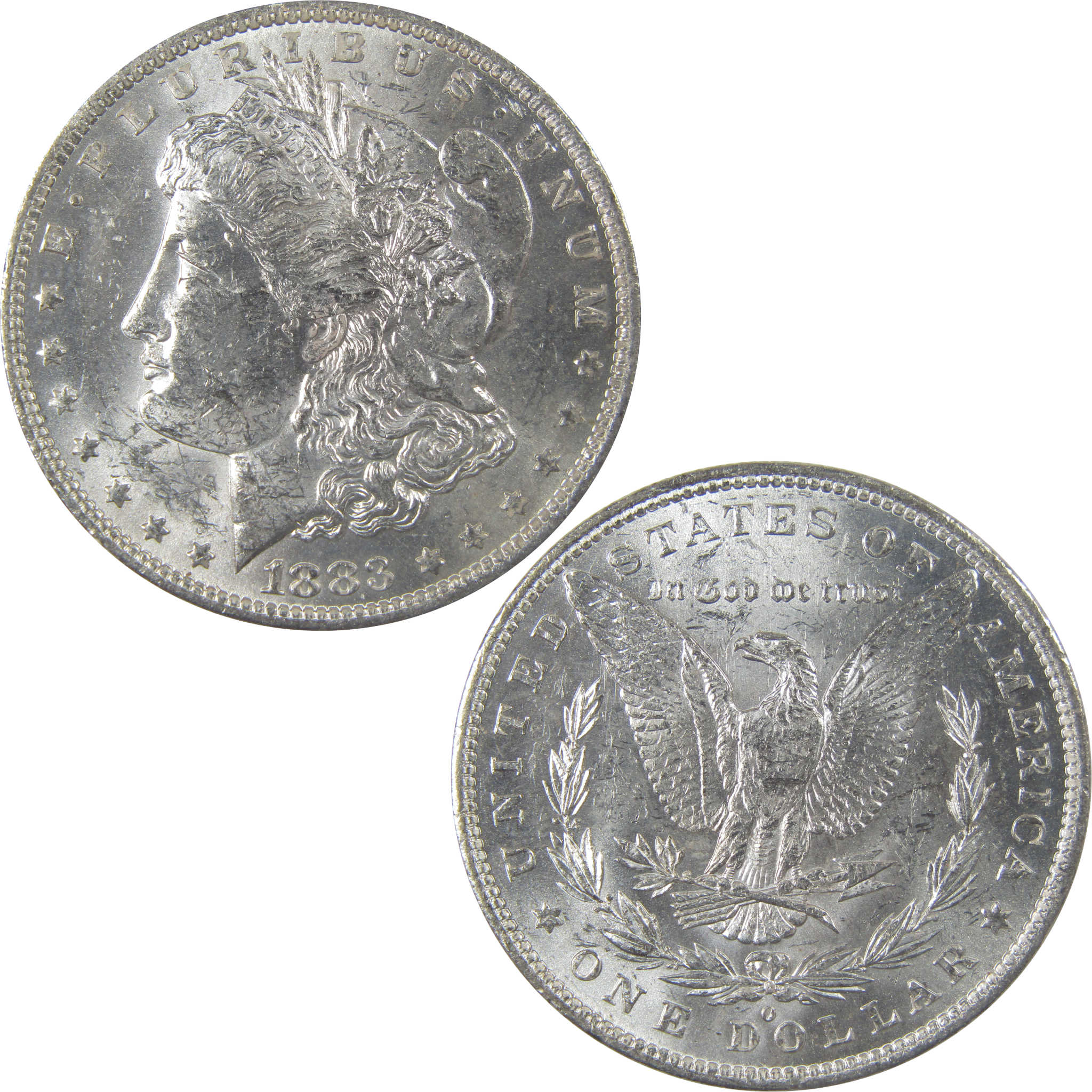 1883 O Morgan Silver Dollar Uncirculated Mint State $1 Coin SKU:I24854 - Morgan coin - Morgan silver dollar - Morgan silver dollar for sale - Profile Coins &amp; Collectibles