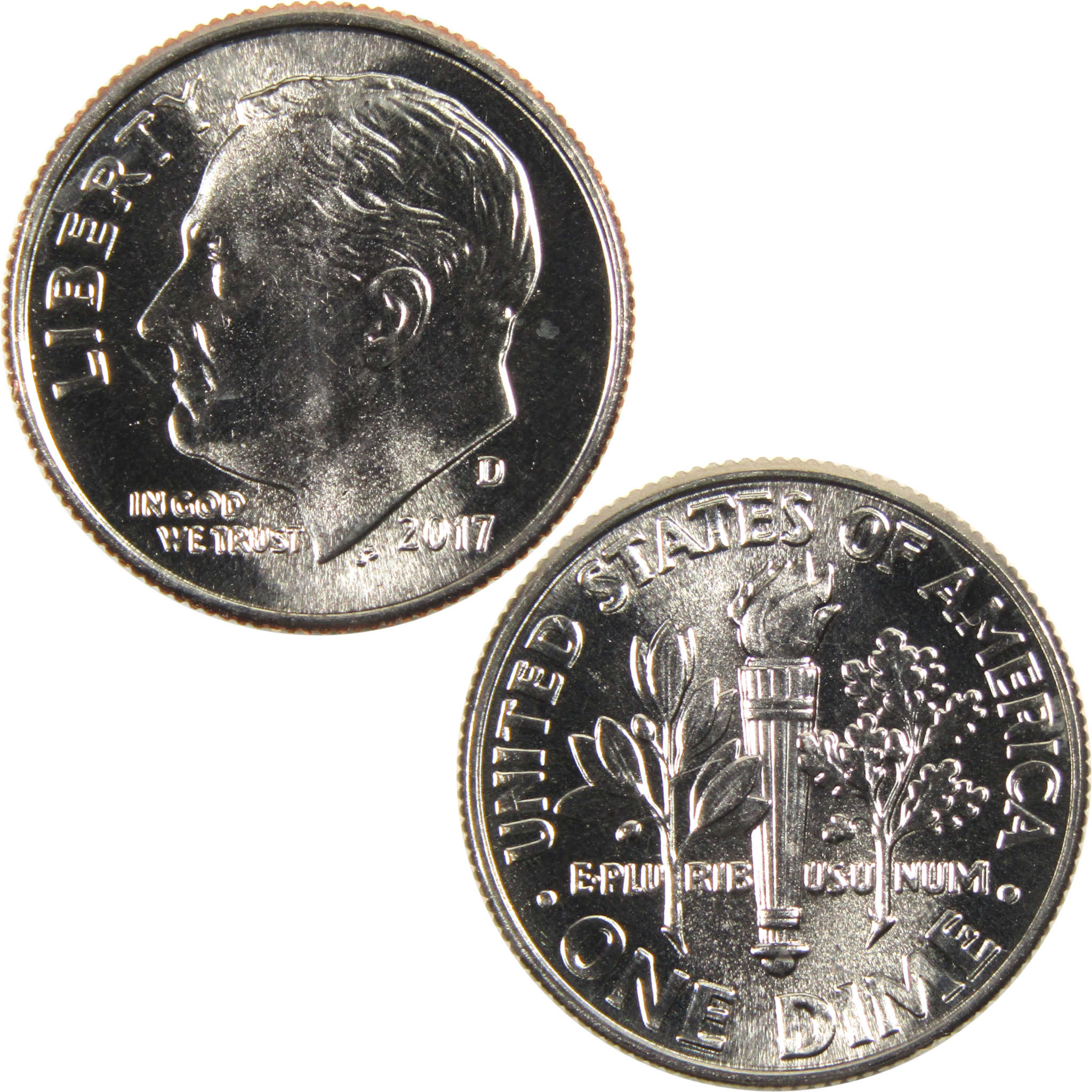 2017 D Roosevelt Dime BU Uncirculated Clad 10c Coin