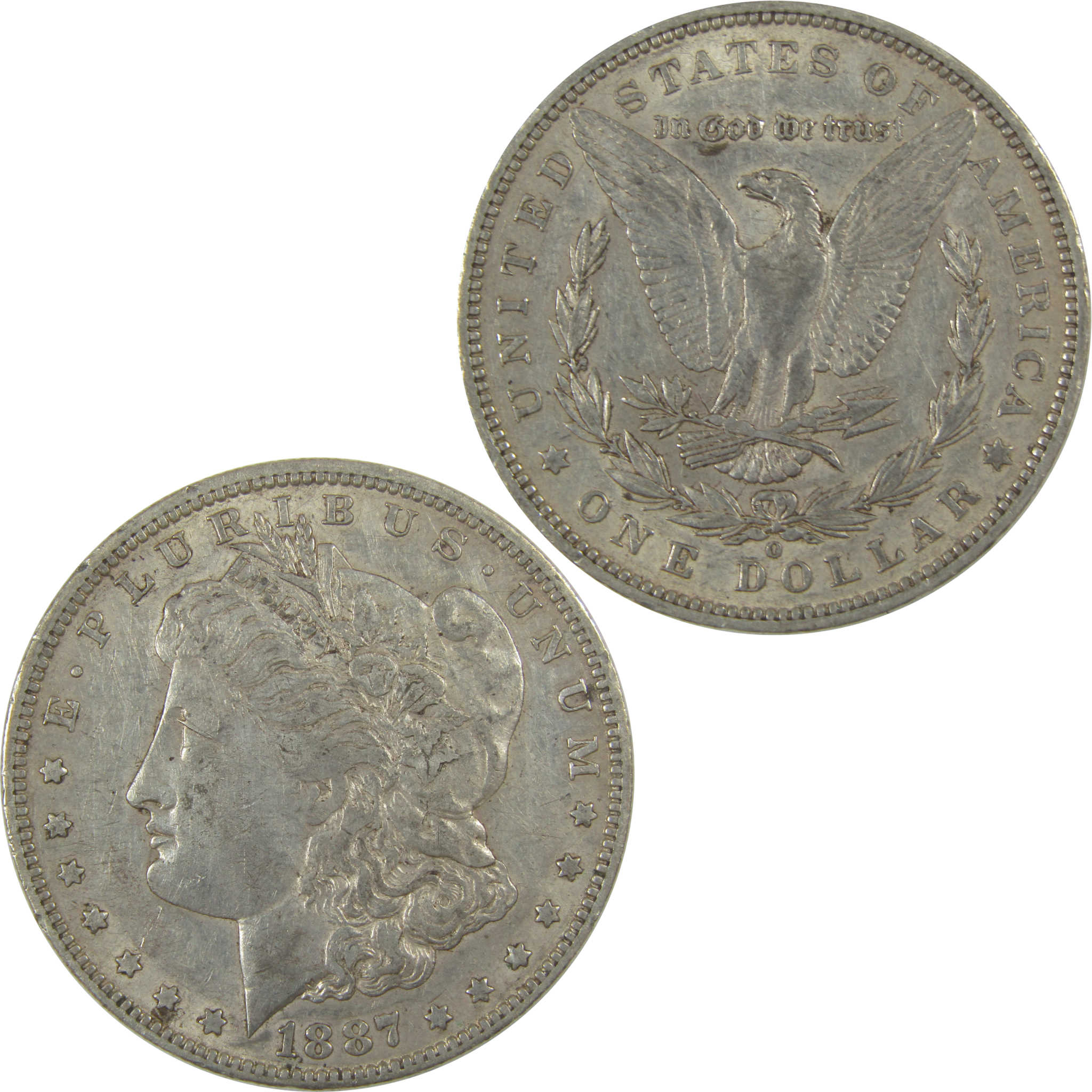 1887 O Morgan Dollar XF EF Extremely Fine Silver $1 Coin SKU:I20238 - Morgan coin - Morgan silver dollar - Morgan silver dollar for sale - Profile Coins &amp; Collectibles