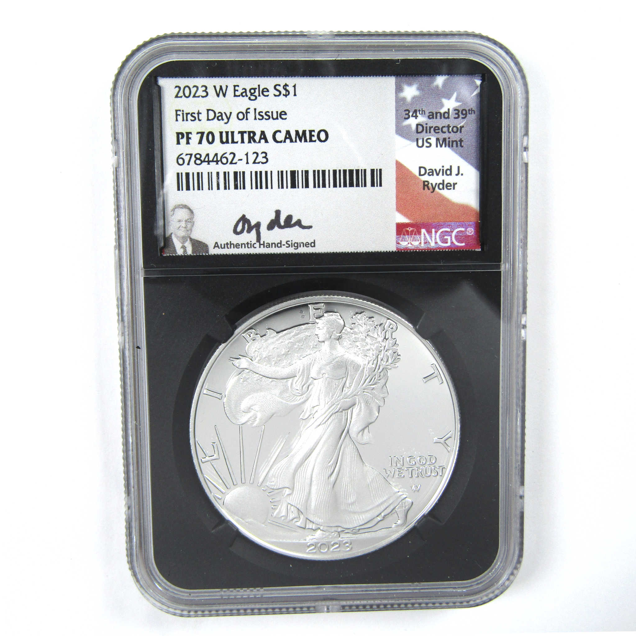 2023 W American Silver Eagle PF 70 UCAM NGC $1 First Day SKU:CPC7015