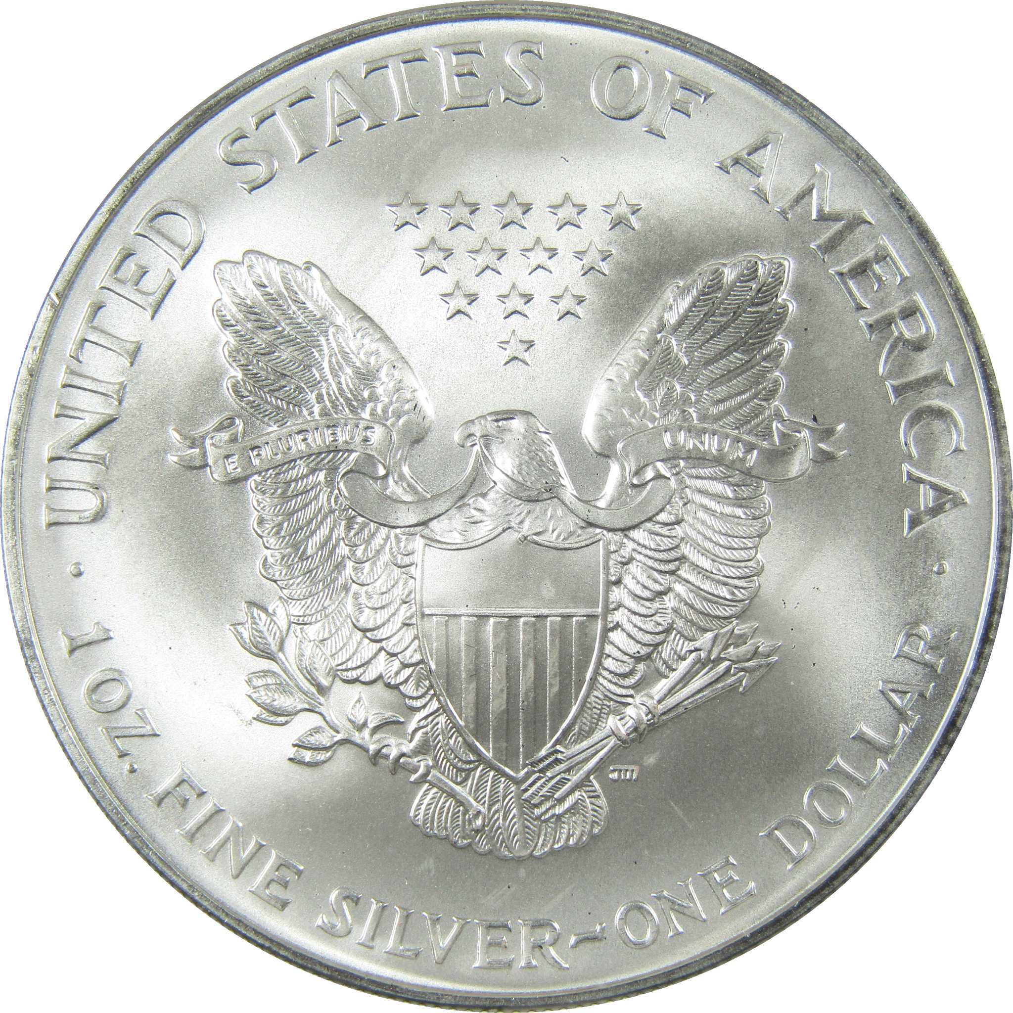 2000 American Silver Eagle Uncirculated Mint State $1 Coin SKU:CP1516