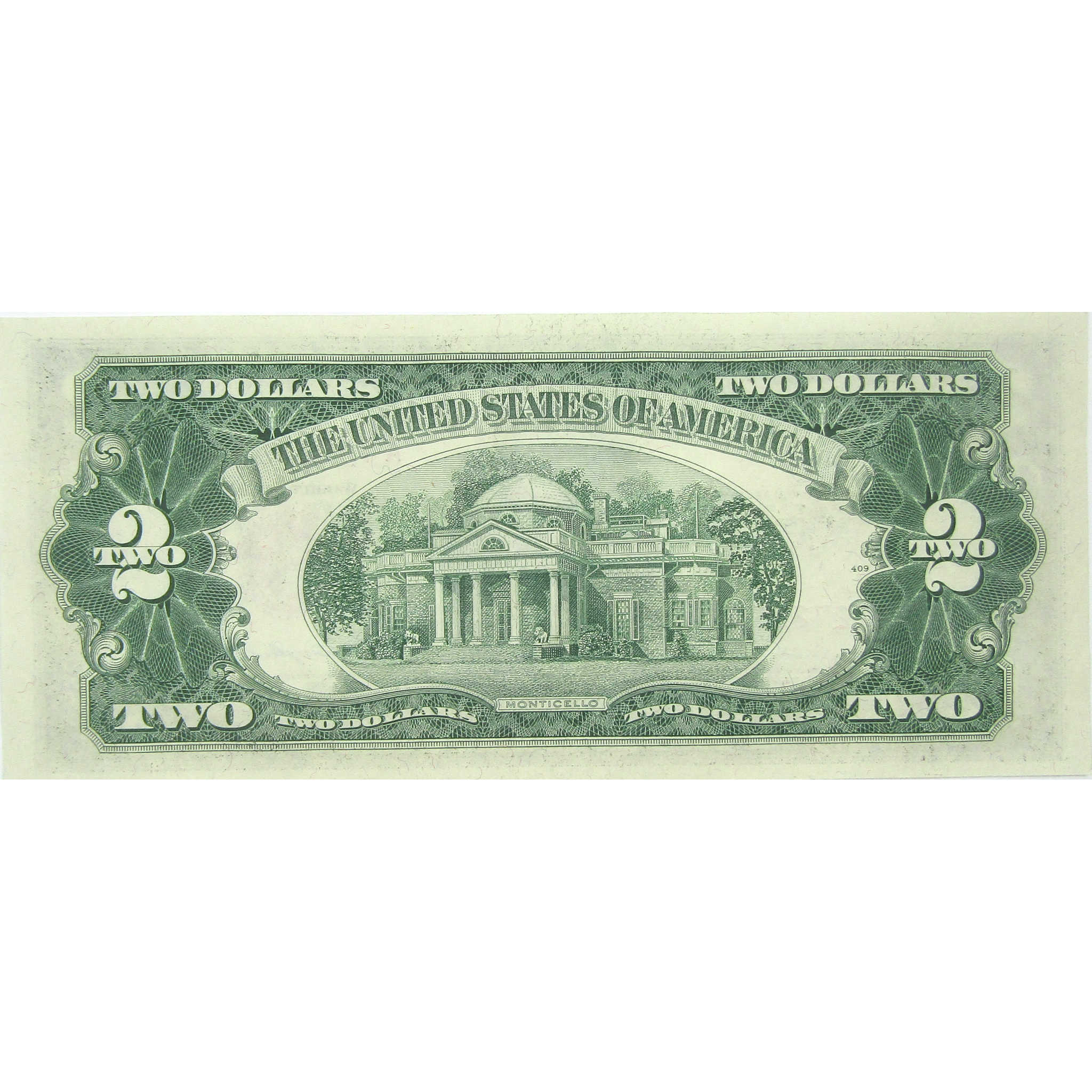 1953 C $2 Small Size Legal Tender Note CU Crisp Uncirculated Currency