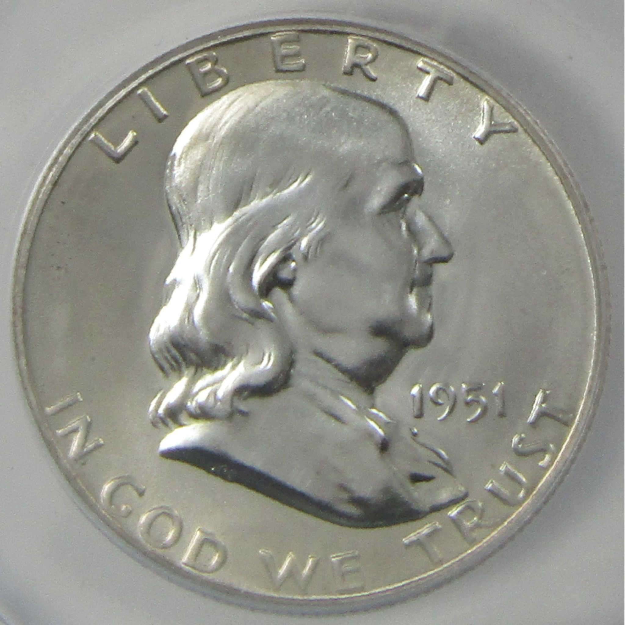 1951 Franklin Silver Half Dollar PF 64 ANACS Proof 50c Coin SKU:I25593