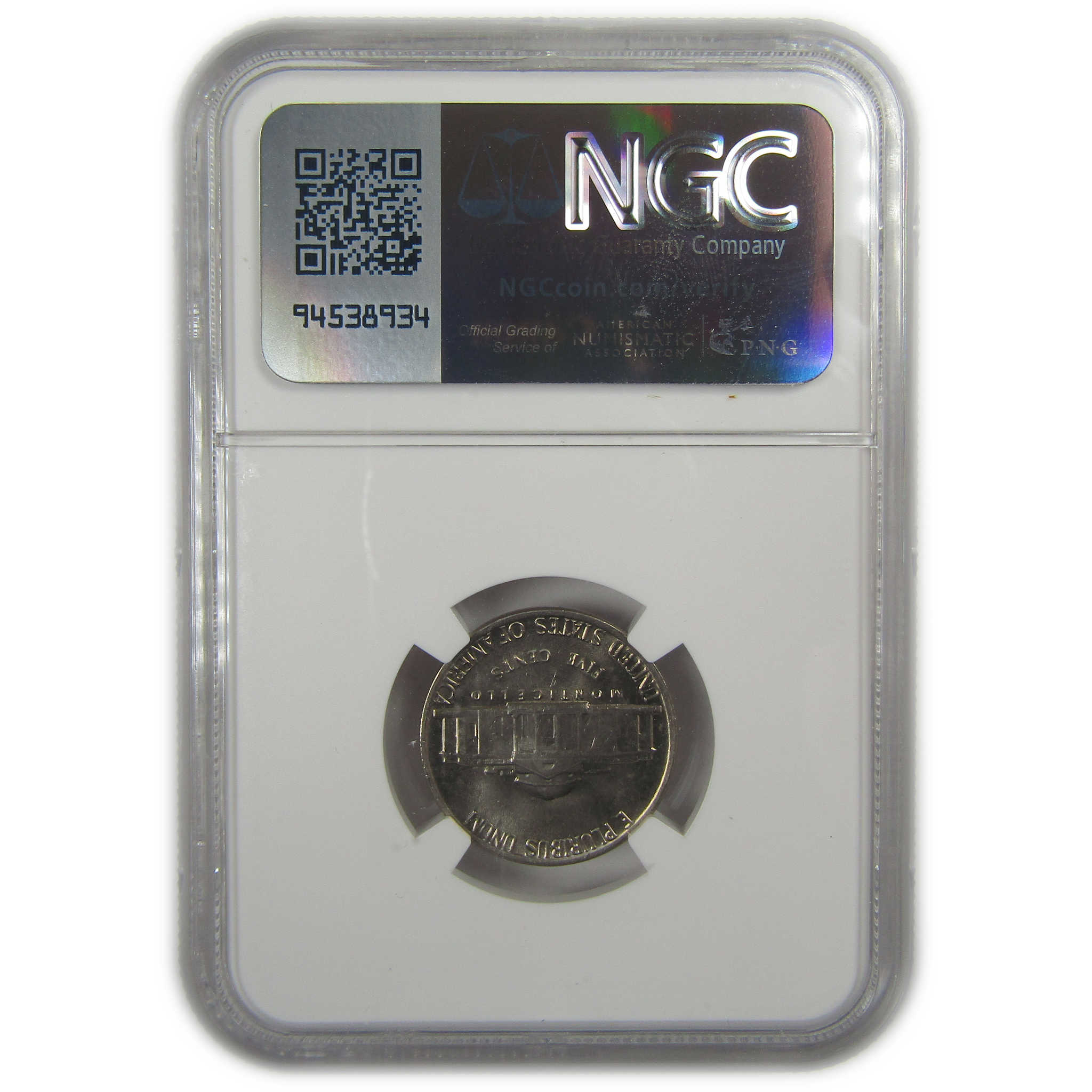 1982 D Jefferson Nickel MS 66 NGC Original Bag Fragment SKU:I20343