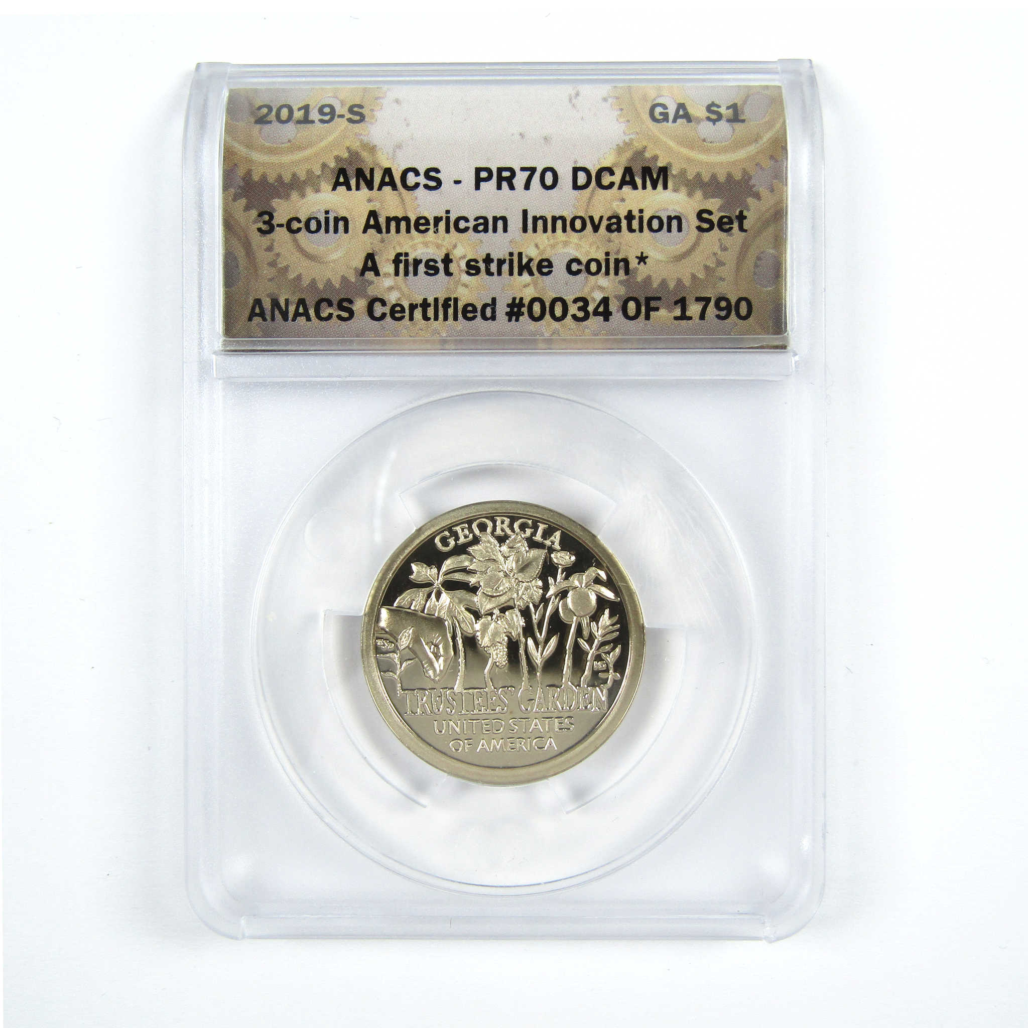 2019 PDS Trustee's Garden Innovation Dollar Set ANACS SKU:CPC6182