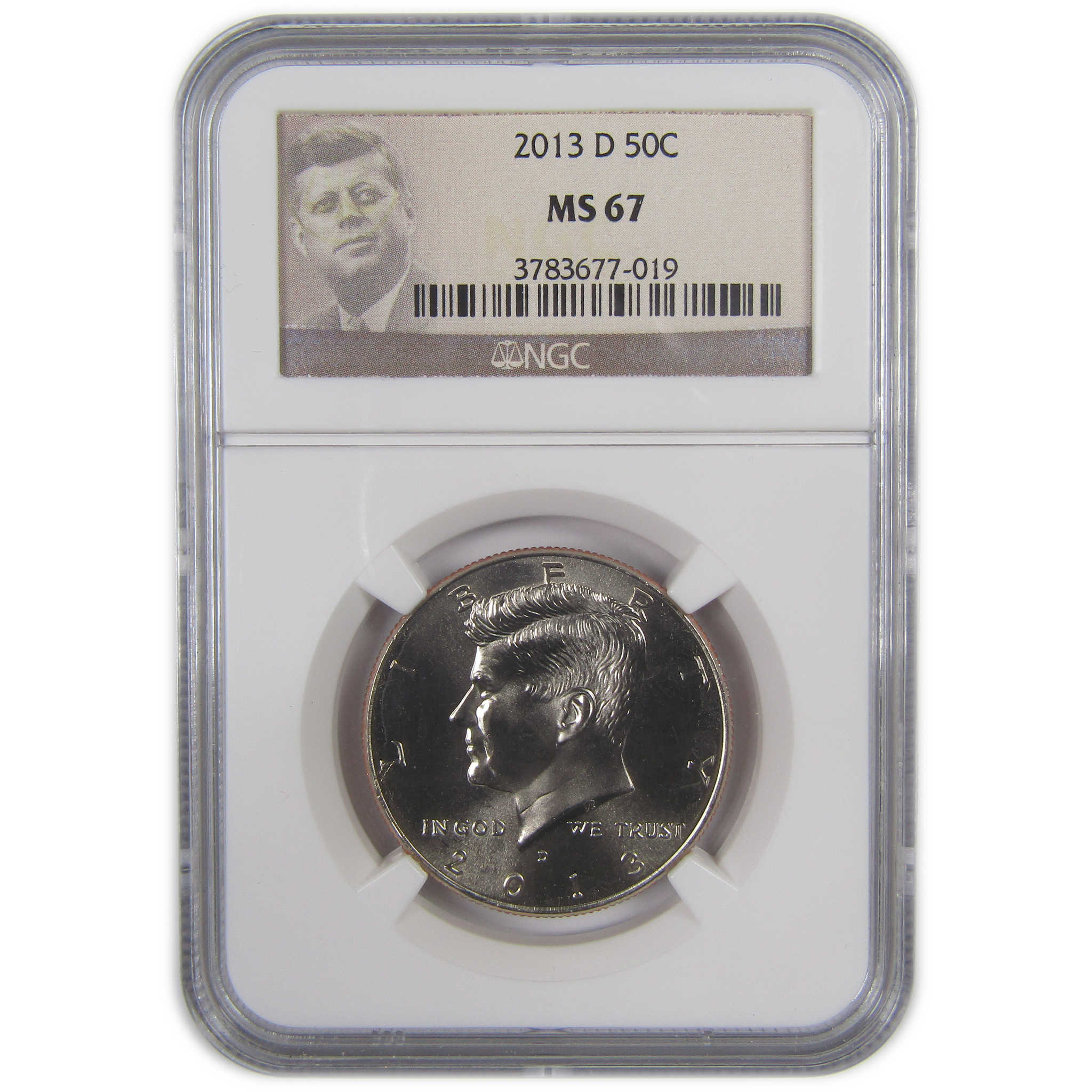 2013 D Kennedy Half Dollar MS 67 NGC Clad Uncirculated 50c SKU:CPC9746