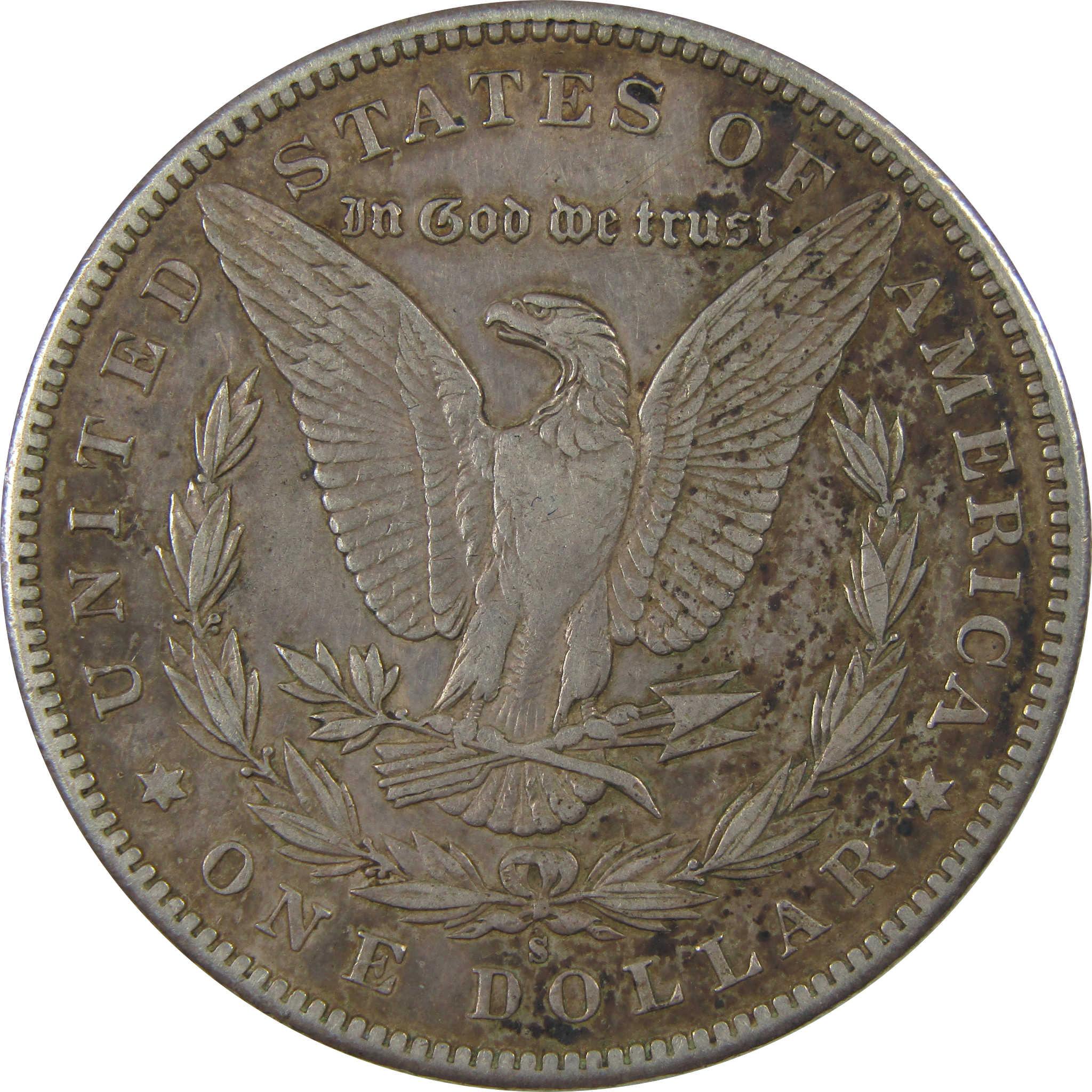 1896 S Morgan Silver Dollar XF EF Extremely Fine $1 Coin SKU:I24054 - Morgan coin - Morgan silver dollar - Morgan silver dollar for sale - Profile Coins &amp; Collectibles