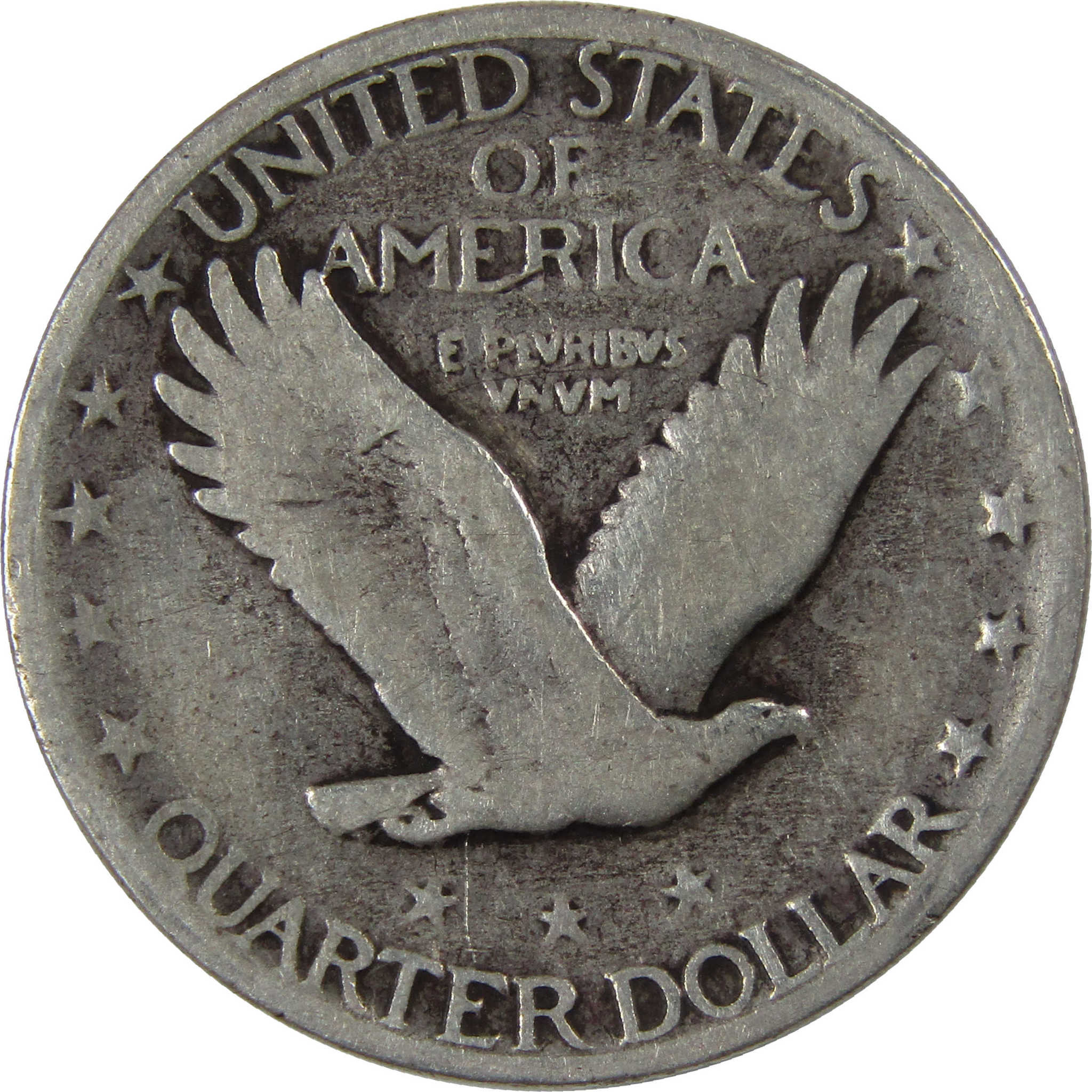 1927 S Standing Liberty Quarter G Good Silver 25c Coin SKU:I23462