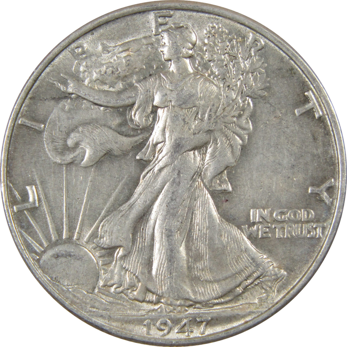 1947 Liberty Walking 50c CH AU Choice About Uncirculated SKU:I28653