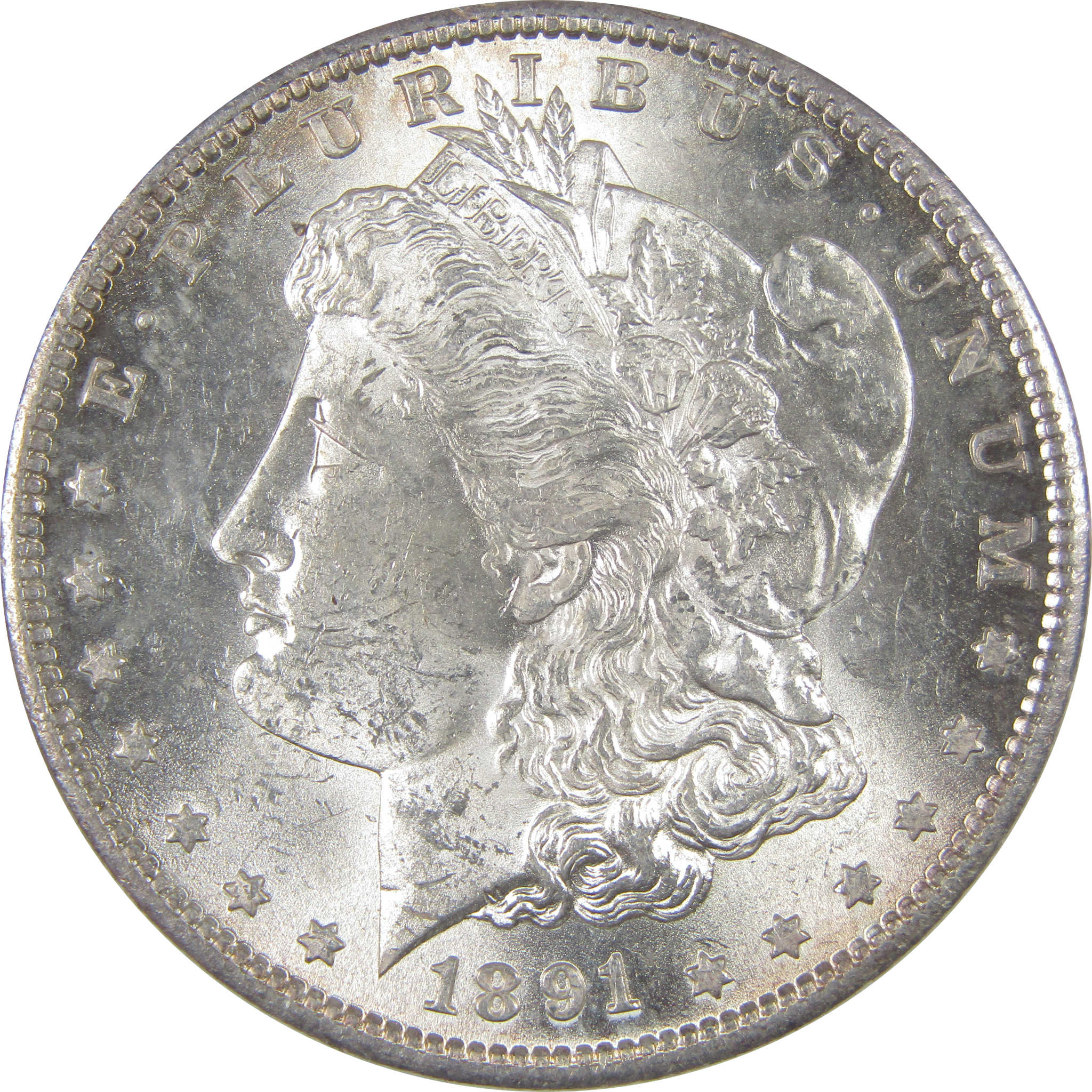 1891 S Morgan Dollar BU Choice Uncirculated Silver $1 Coin SKU:I16949 - Morgan coin - Morgan silver dollar - Morgan silver dollar for sale - Profile Coins &amp; Collectibles