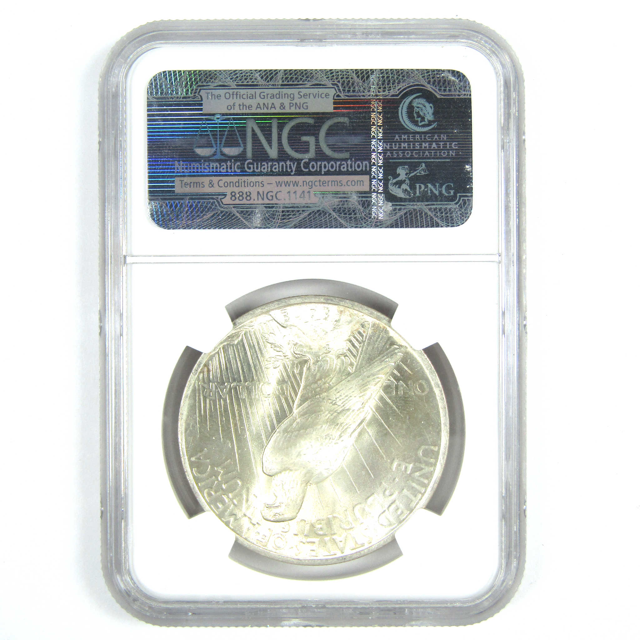 1923 Peace Dollar MS 66 NGC Silver $1 Uncirculated Coin SKU:CPC8562