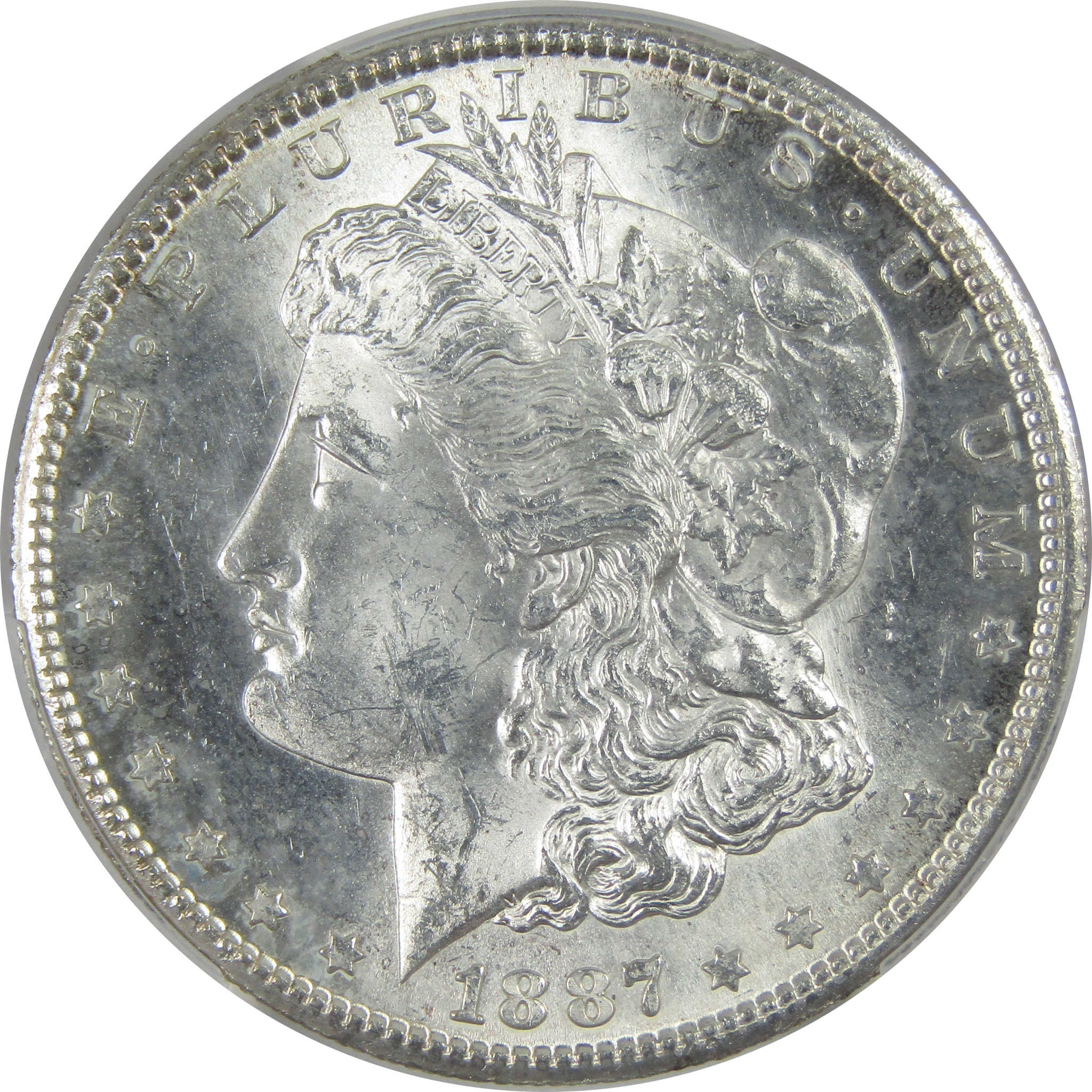 1887 S Morgan Dollar MS 64 PCGS Silver $1 Uncirculated Coin SKU:I16525 - Morgan coin - Morgan silver dollar - Morgan silver dollar for sale - Profile Coins &amp; Collectibles