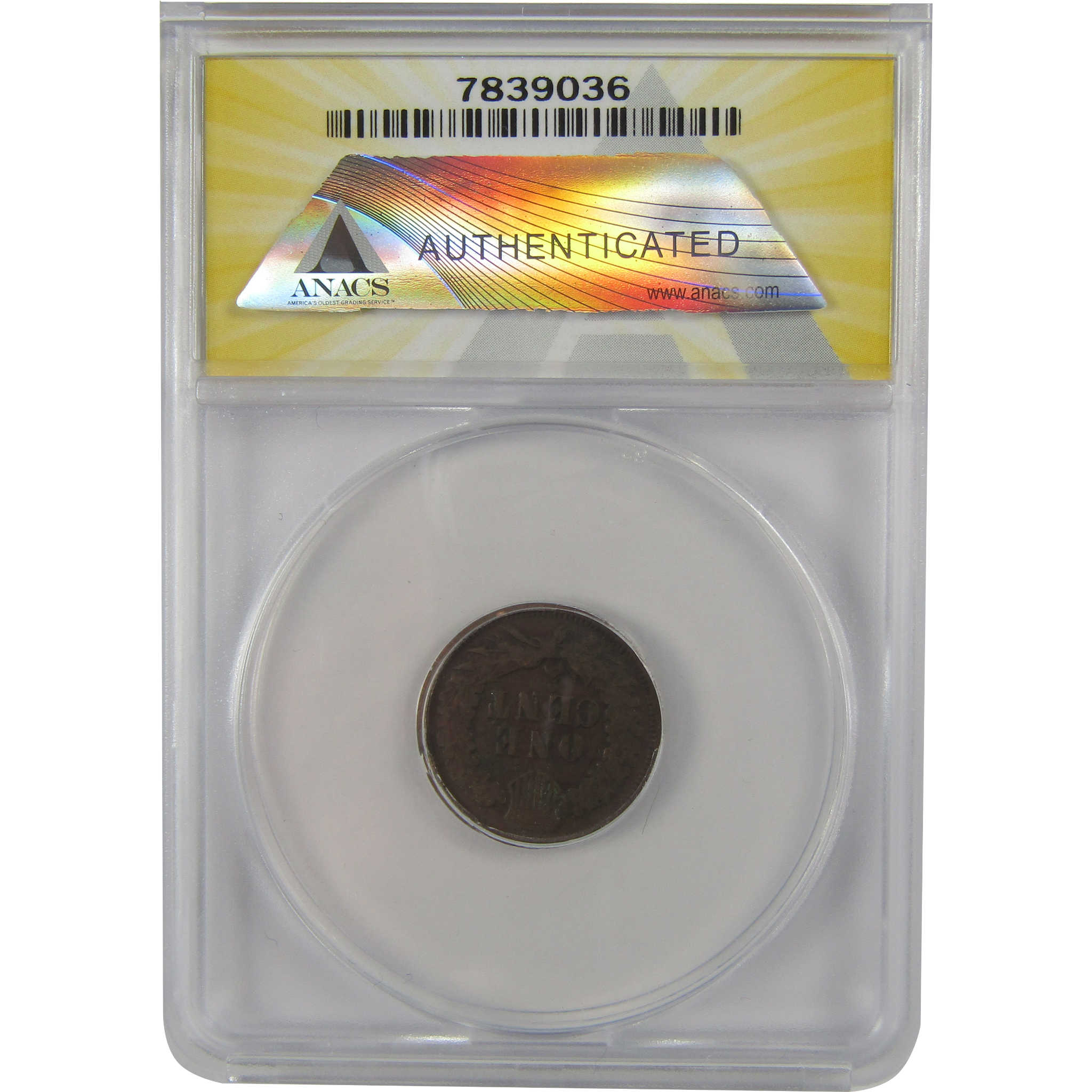 1878 Indian Head Cent VG 8 Details ANACS Penny 1c Coin SKU:I22276