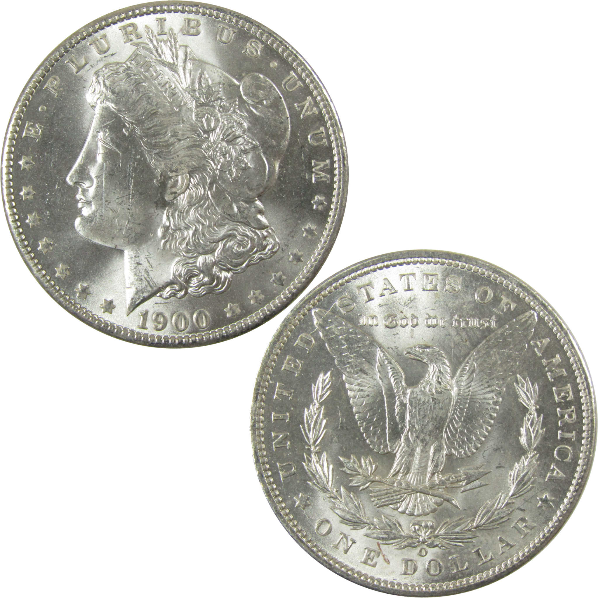 1900 O Morgan Silver Dollar Uncirculated Mint State $1 Coin SKU:I27786