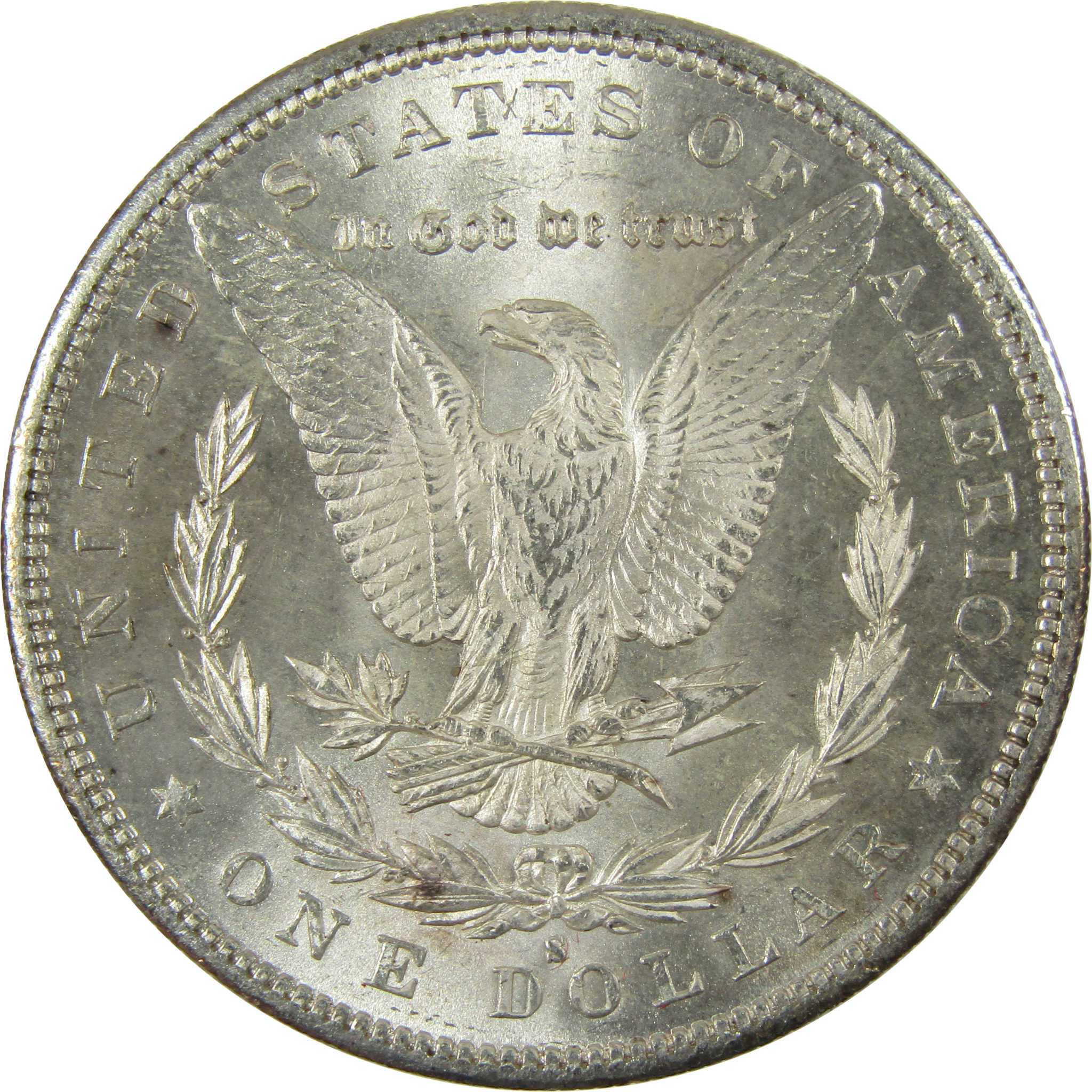 1879 S Rev 79 Morgan Silver Dollar Uncirculated Mint State SKU:I27086