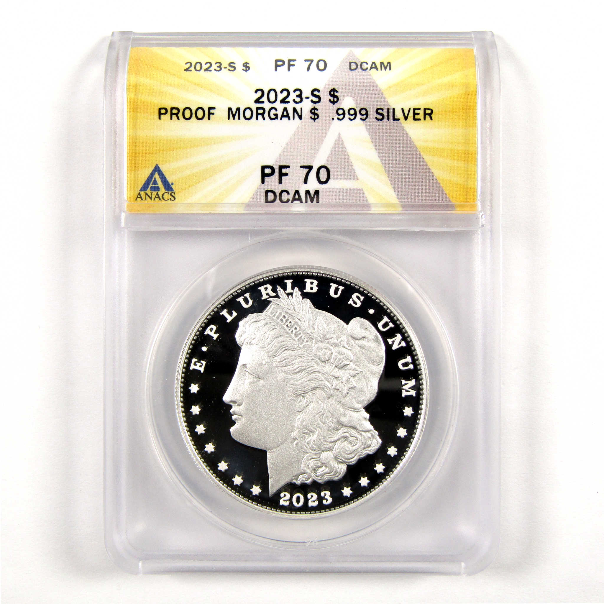 2023 S Morgan Modern Anniversary PF 70 DCAM ANACS SKU:CPC6017 - Morgan coin - Morgan silver dollar - Morgan silver dollar for sale - Profile Coins &amp; Collectibles