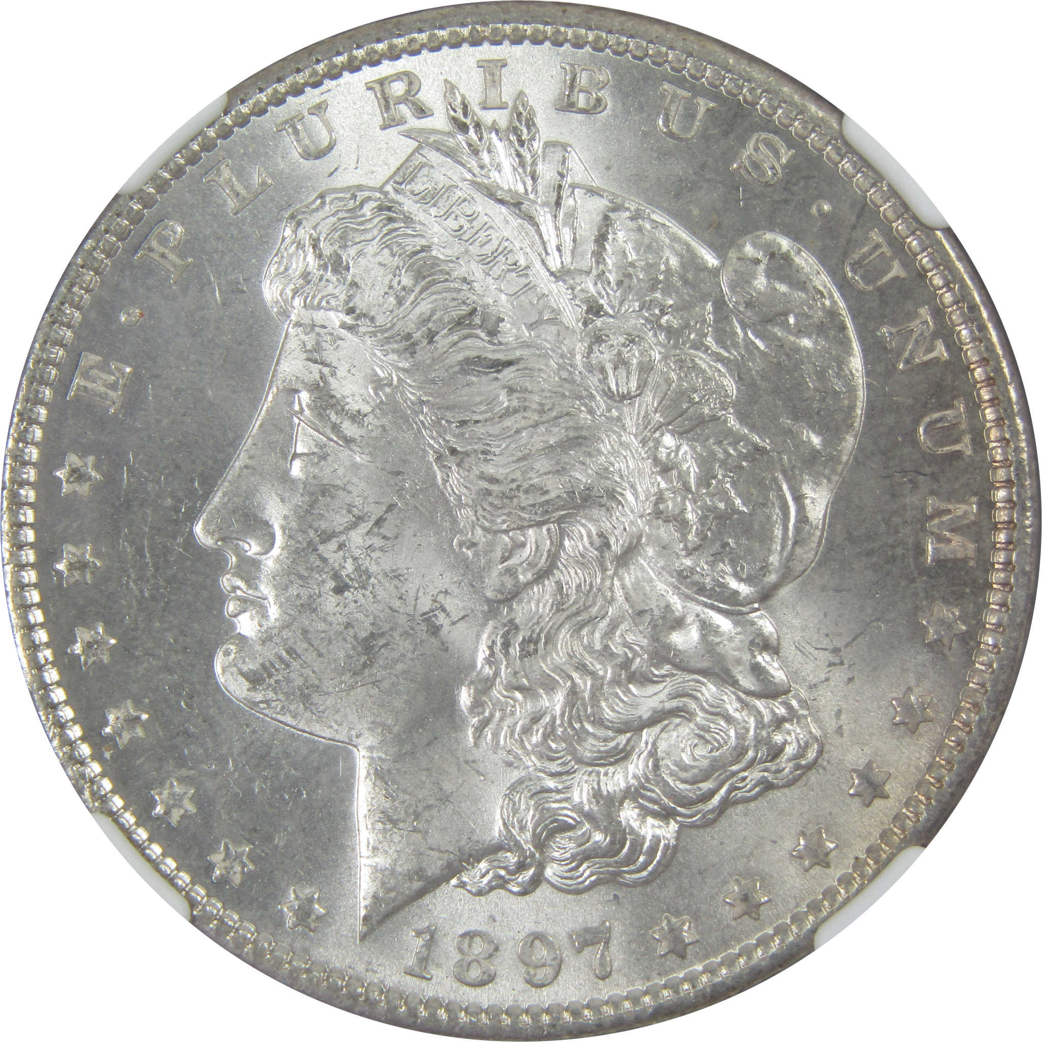 1897 Morgan Dollar MS 63 NGC Silver $1 Uncirculated Coin SKU:I15811 - Morgan coin - Morgan silver dollar - Morgan silver dollar for sale - Profile Coins &amp; Collectibles