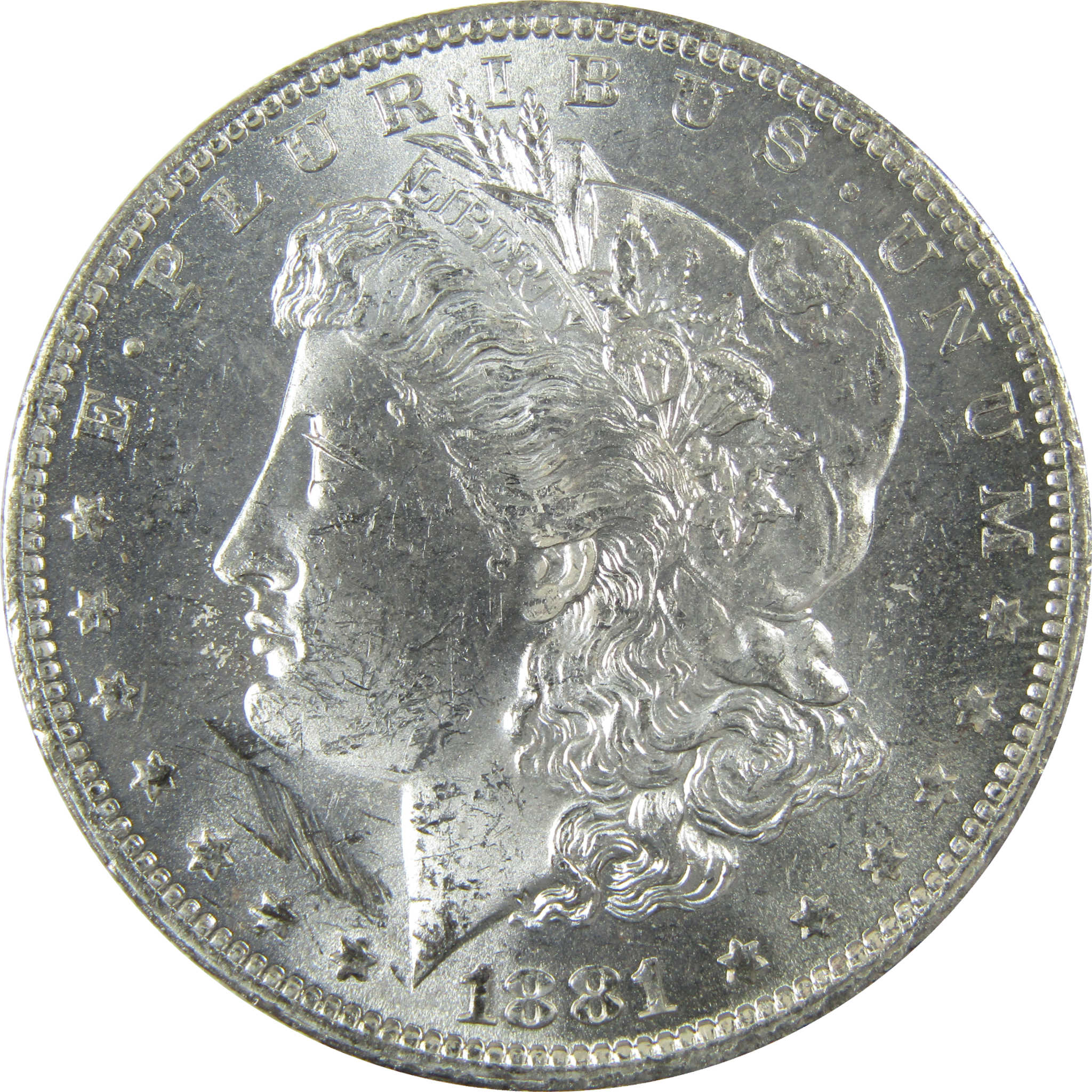 1881 O Morgan Silver Dollar Uncirculated Mint State $1 Coin SKU:I27707