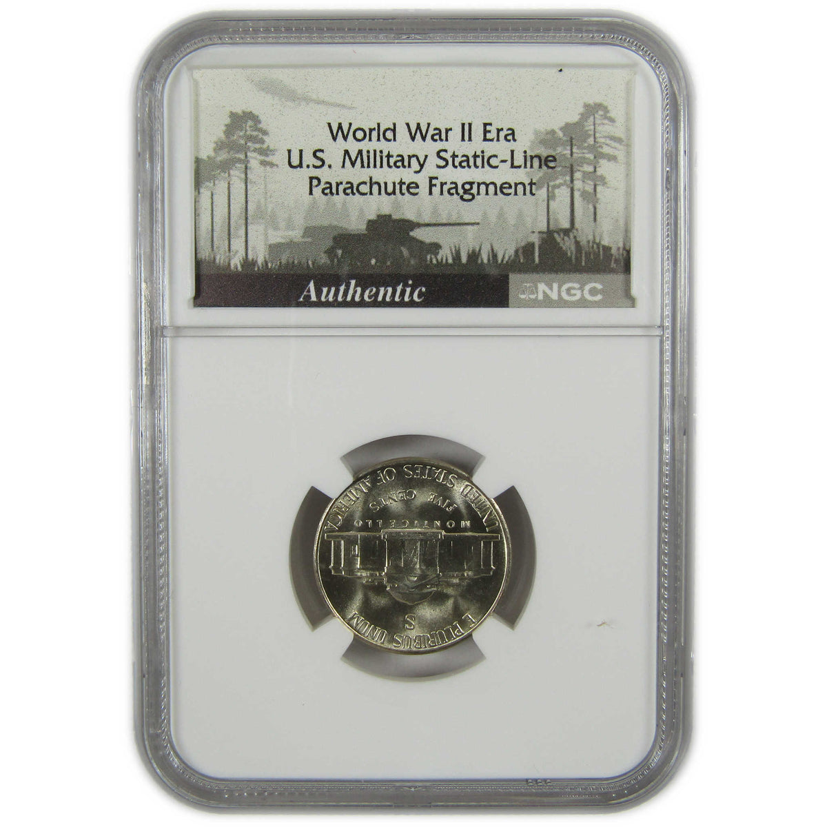 1945 S Jefferson Wartime Silver Nickel MS 67 NGC 5c Coin SKU:I28726