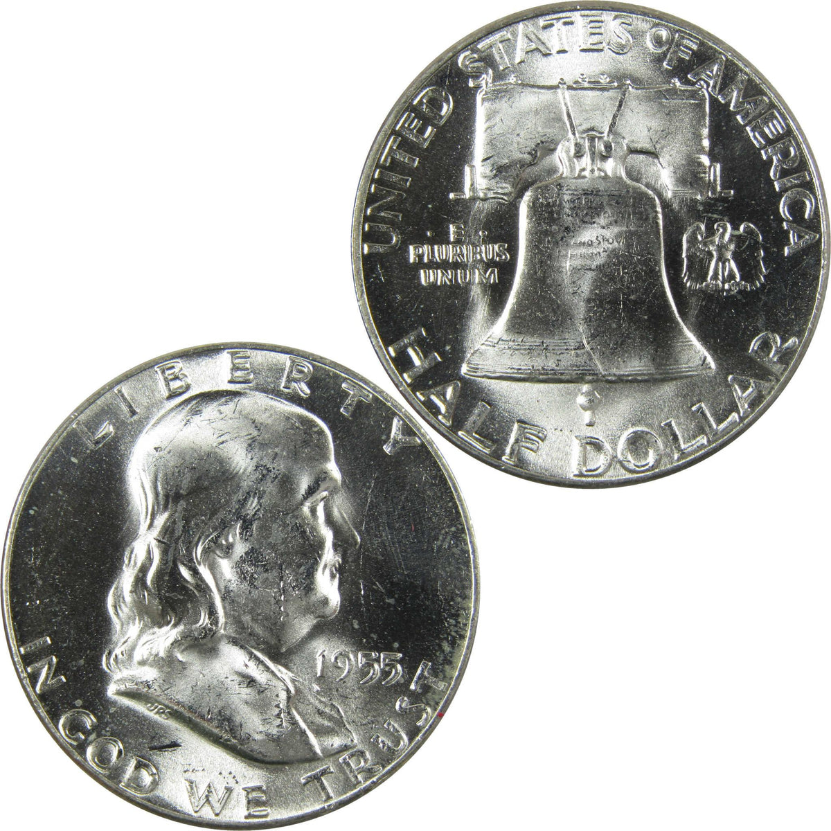 1955 Bugs Bunny Franklin Silver 50c Uncirculated Mint State SKU:I27854