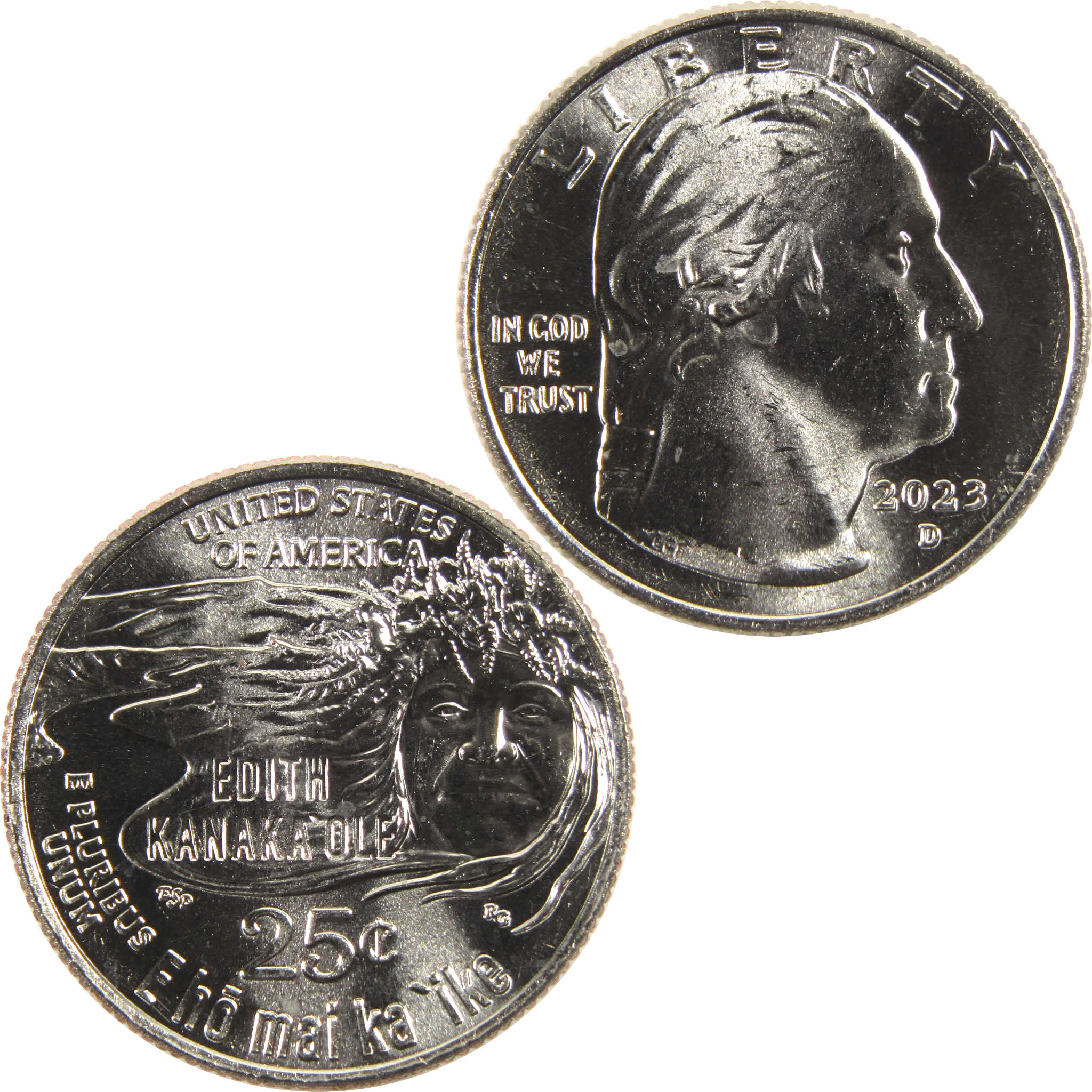 2023 D Edith Kanaka'ole American Women Quarter Uncirculated Clad Coin