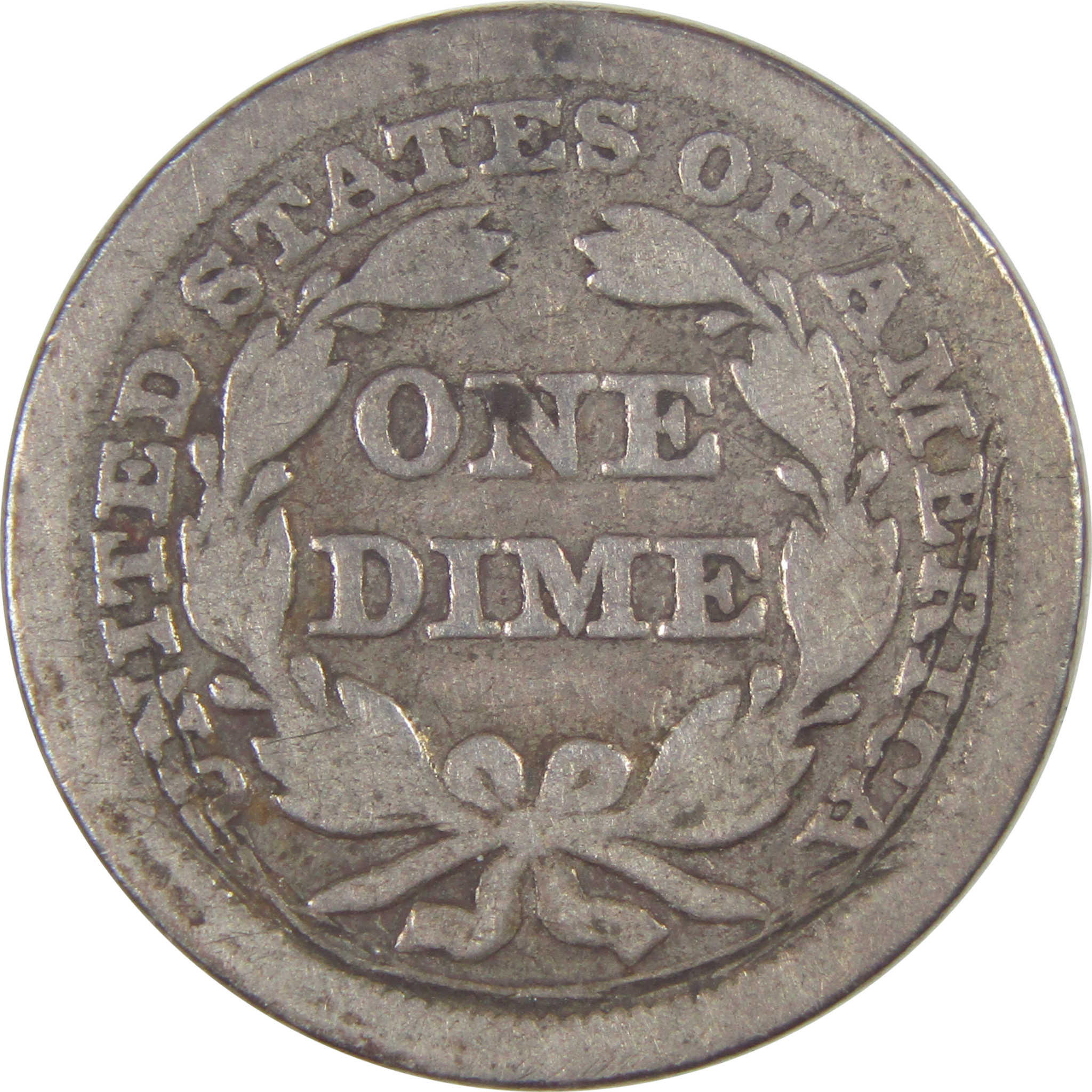 1849 Seated Liberty Dime VG Very Good Details Silver 10c SKU:I16791