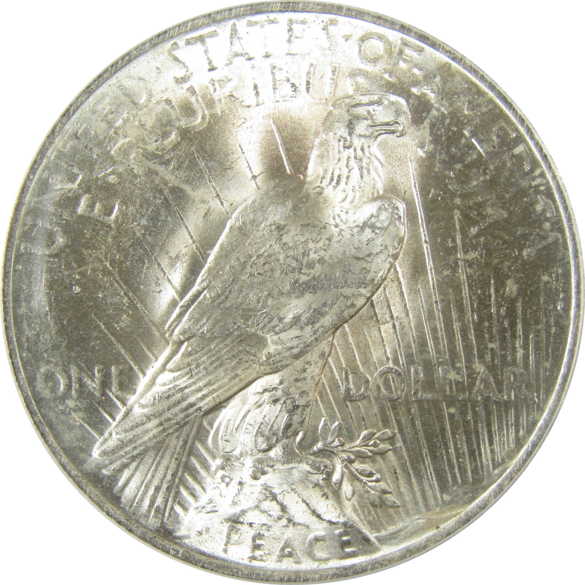 1923 Peace Silver Dollar MS 61 ANACS Uncirculated $1 Coin SKU:I28302