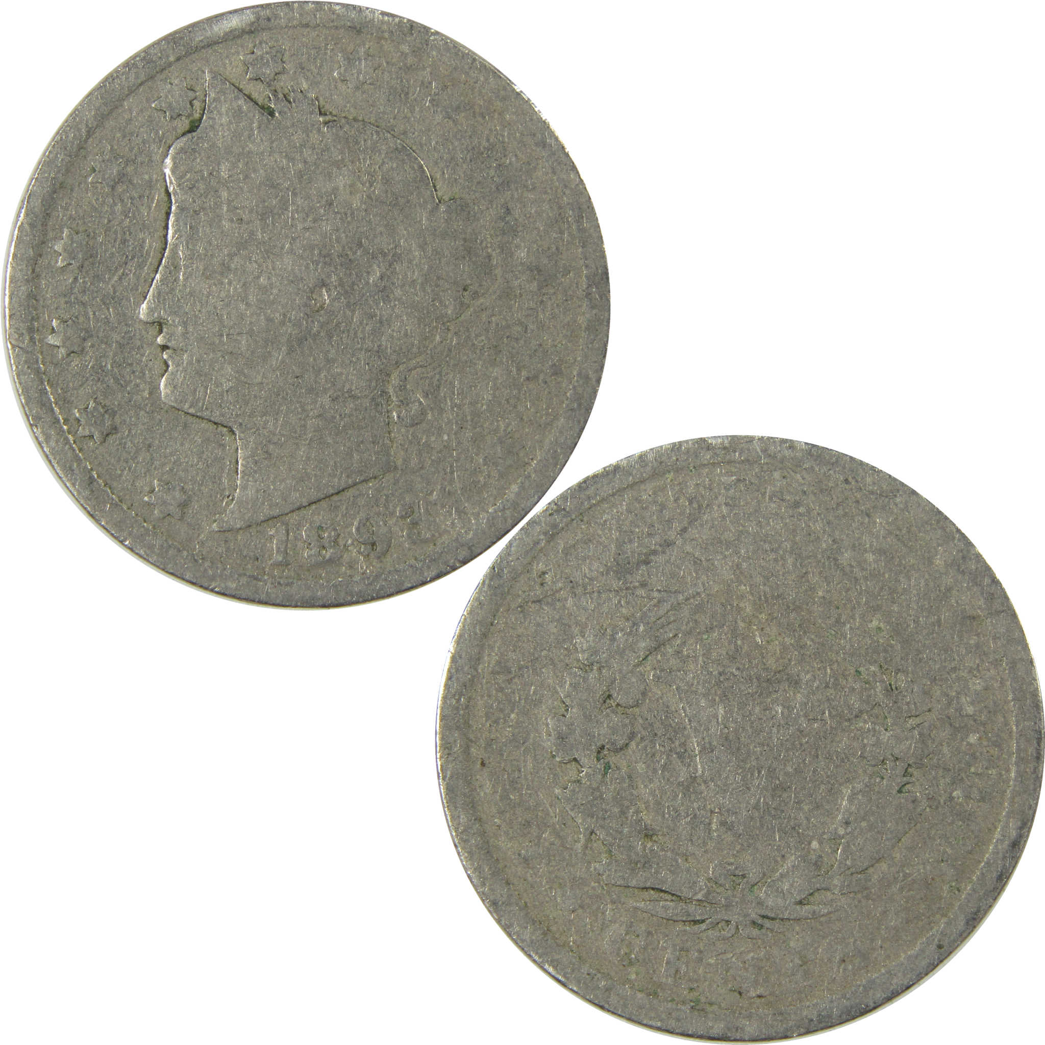1893 Liberty Head V Nickel AG About Good 5c Coin SKU:I27217