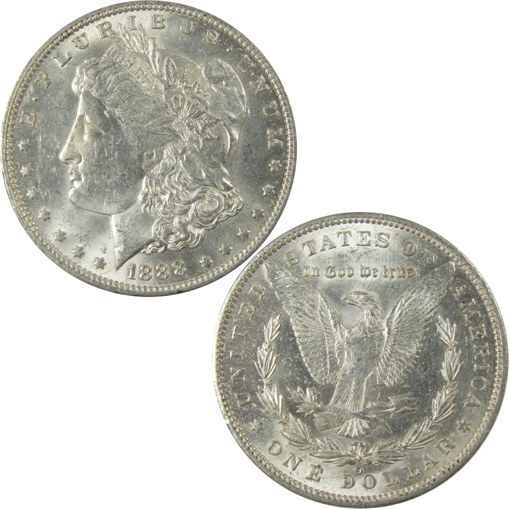 1888 O Morgan Silver Dollar Uncirculated Mint State $1 Coin SKU:I25891 - Morgan coin - Morgan silver dollar - Morgan silver dollar for sale - Profile Coins &amp; Collectibles