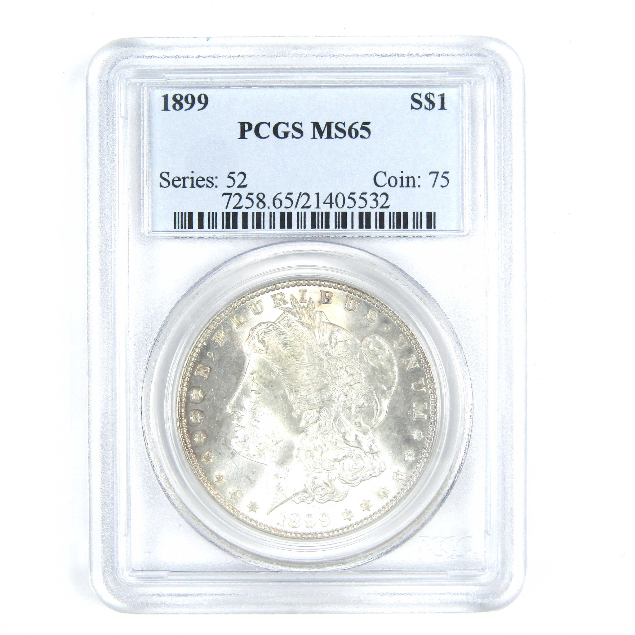 1899 Morgan Dollar MS 65 PCGS Silver $1 Uncirculated Coin SKU:CPC8592 - Morgan coin - Morgan silver dollar - Morgan silver dollar for sale - Profile Coins &amp; Collectibles