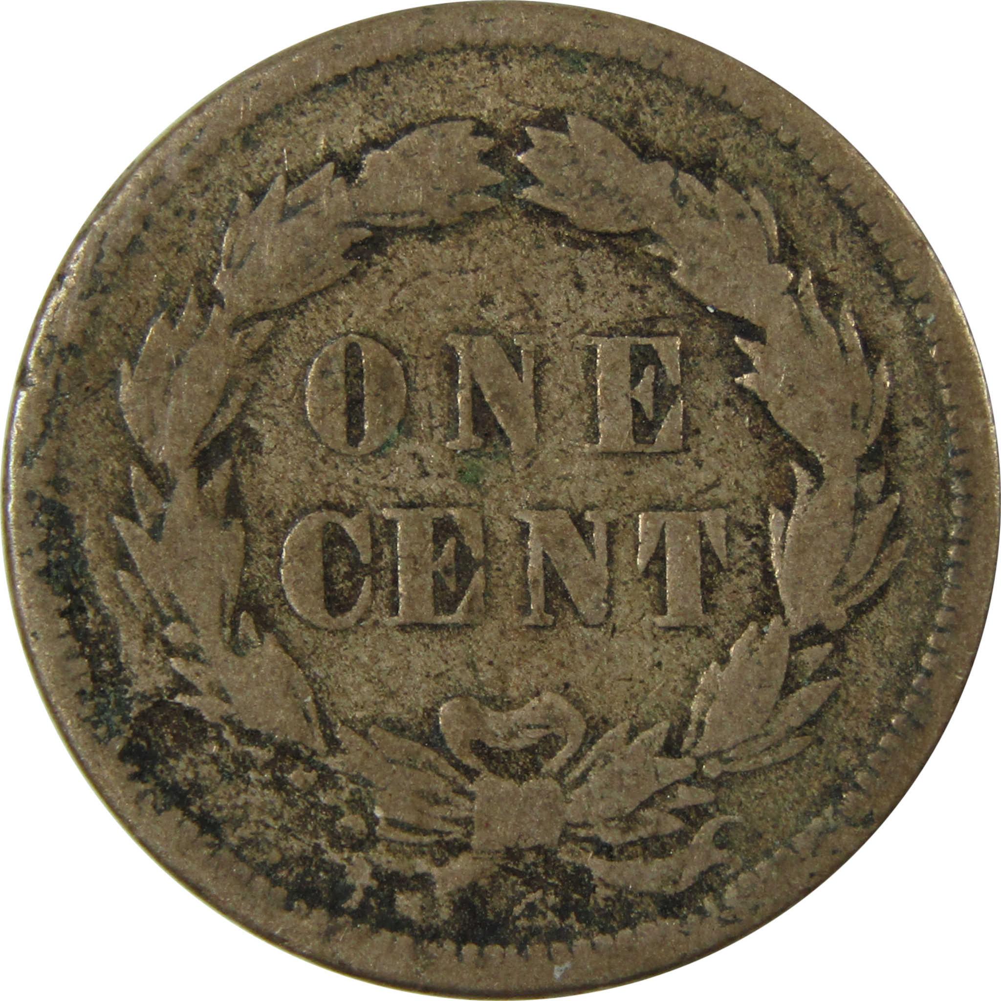 1859 Indian Head Cent VG Very Good Penny 1c Coin SKU:CP1293