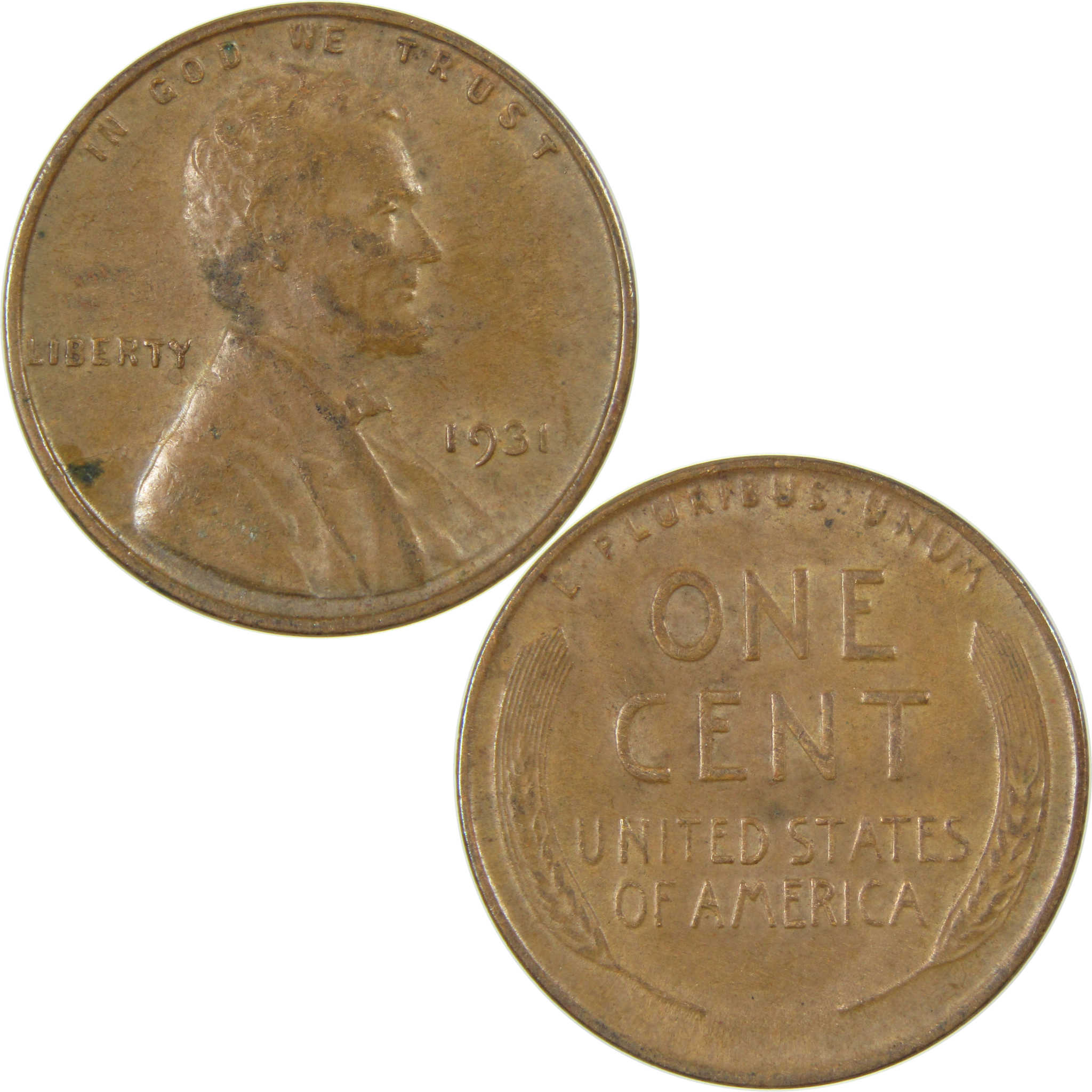 1931 Lincoln Wheat Cent XF EF Extremely Fine Penny 1c Coin SKU:I27291