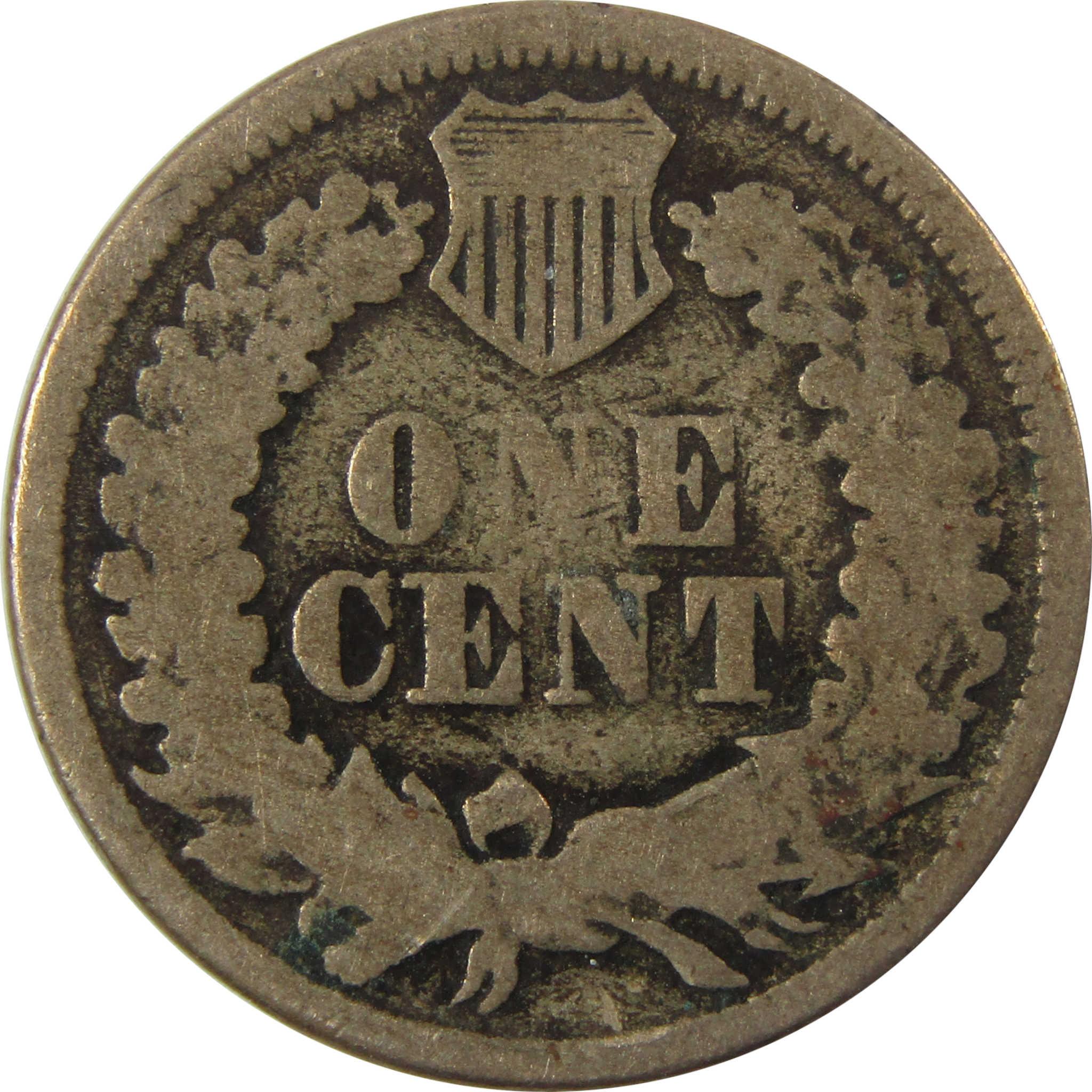 1864 Indian Head Copper-Nickel Cent G Good Details Penny SKU:CP1306