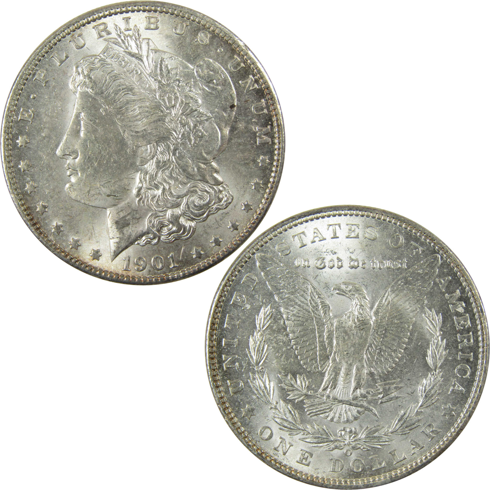 1901 O Morgan Silver Dollar Uncirculated Mint State $1 Coin SKU:I27796