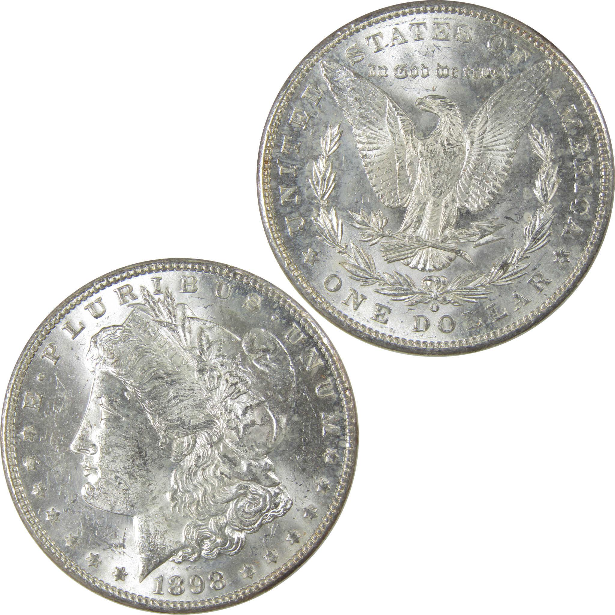 1898 O Morgan Silver Dollar Uncirculated Mint State $1 Coin SKU:I24029 - Morgan coin - Morgan silver dollar - Morgan silver dollar for sale - Profile Coins &amp; Collectibles