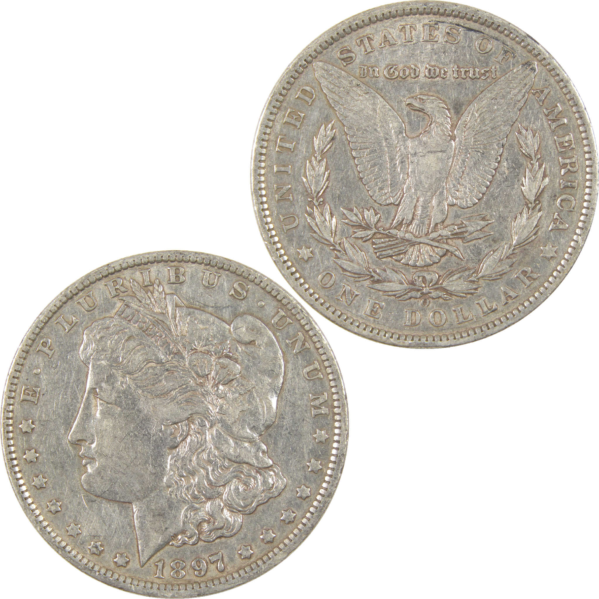 1897 O Morgan Dollar XF EF Extremely Fine Silver $1 Coin SKU:I11342 - Morgan coin - Morgan silver dollar - Morgan silver dollar for sale - Profile Coins &amp; Collectibles