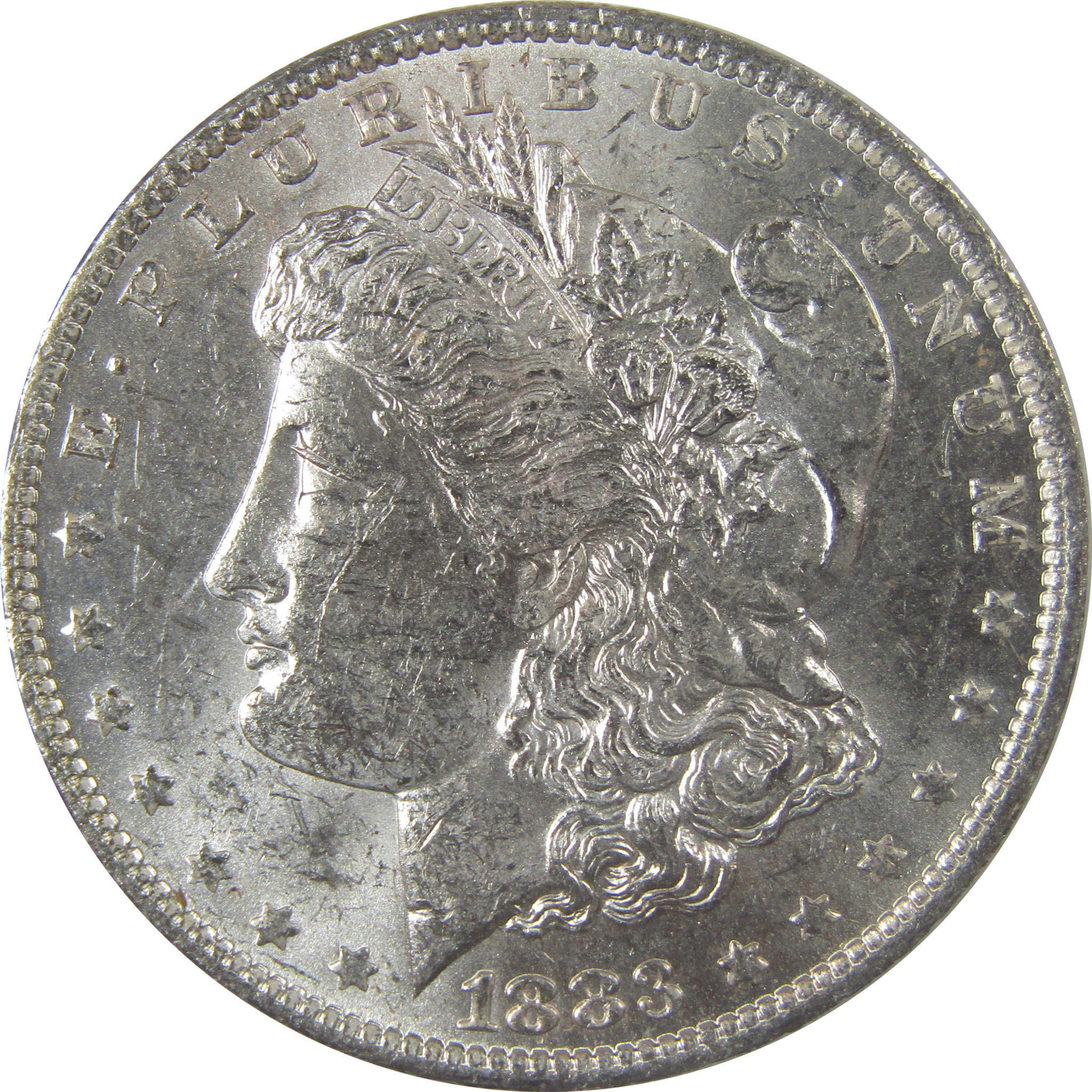 1883 O Morgan Silver Dollar Uncirculated Mint State Toned SKU:I24836
