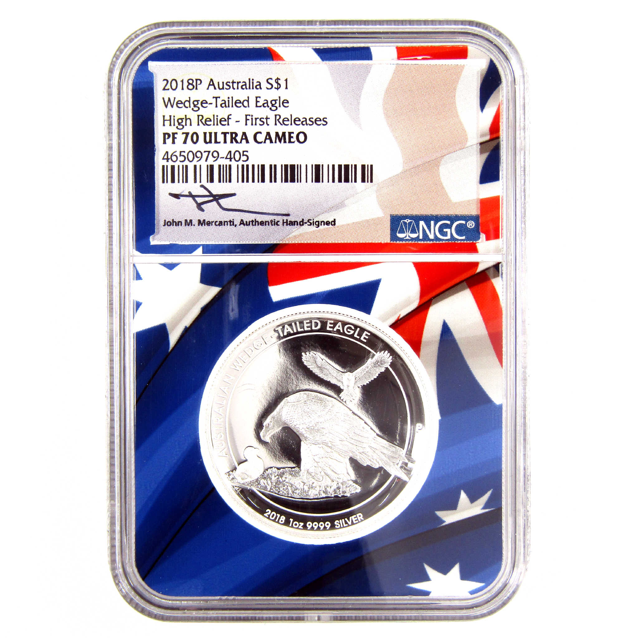 2018 Australian Wedge-Tailed Silver Eagle PF 70 NGC SKU:CPC6080