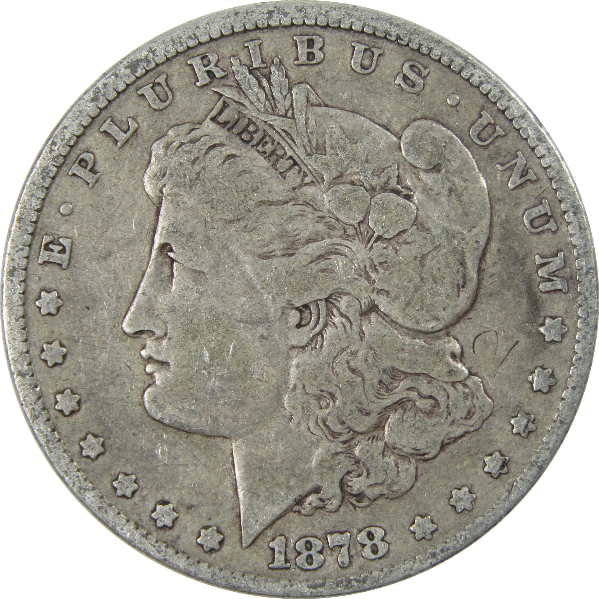 1878 7TF Rev 78 Morgan Dollar VG Very Good Silver $1 Coin SKU:I13916 - Morgan coin - Morgan silver dollar - Morgan silver dollar for sale - Profile Coins &amp; Collectibles