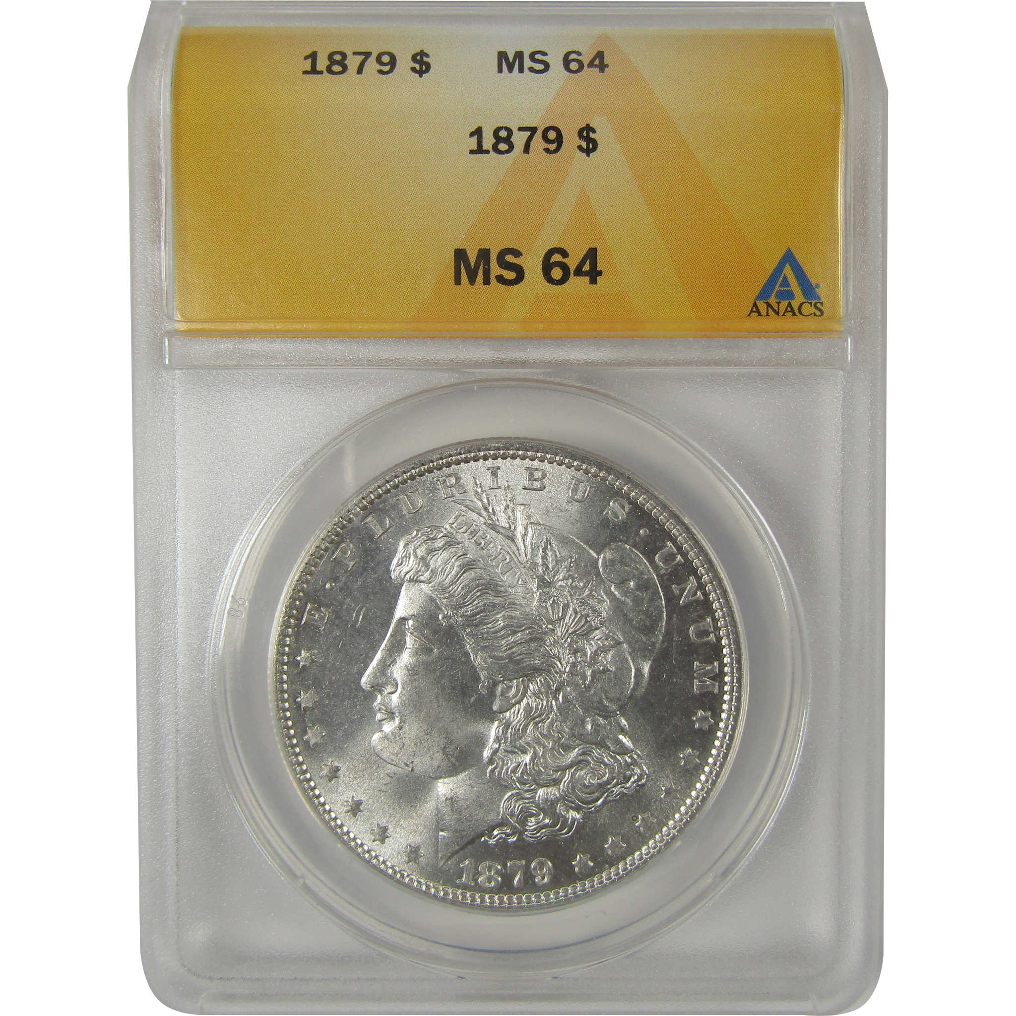 1879 Morgan Dollar MS 64 ANACS Silver Uncirculated $1 Coin SKU:I23162 - Morgan coin - Morgan silver dollar - Morgan silver dollar for sale - Profile Coins &amp; Collectibles