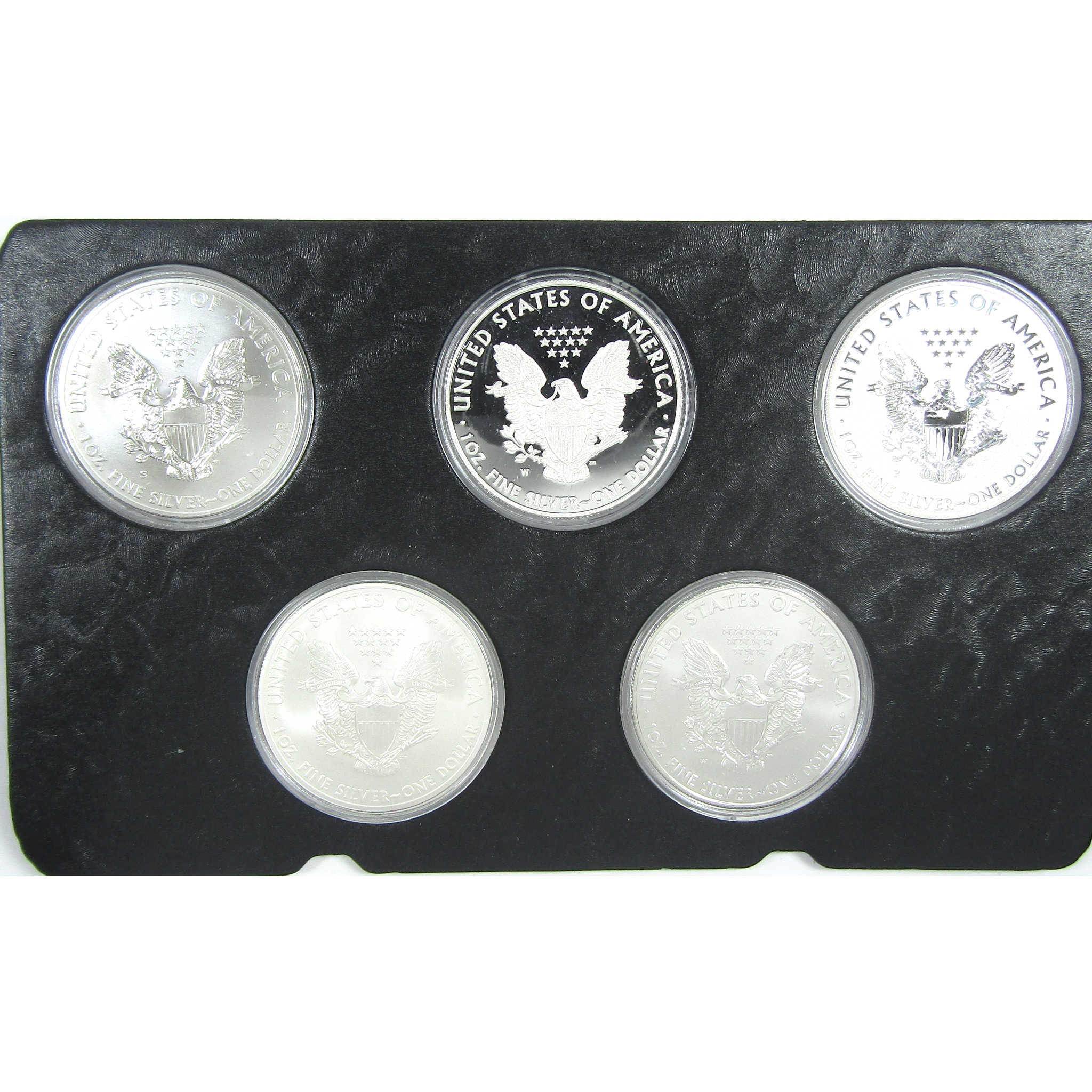 2011 American Eagle Dollar 5 Piece Set Silver Bullion SKU:CPC7073