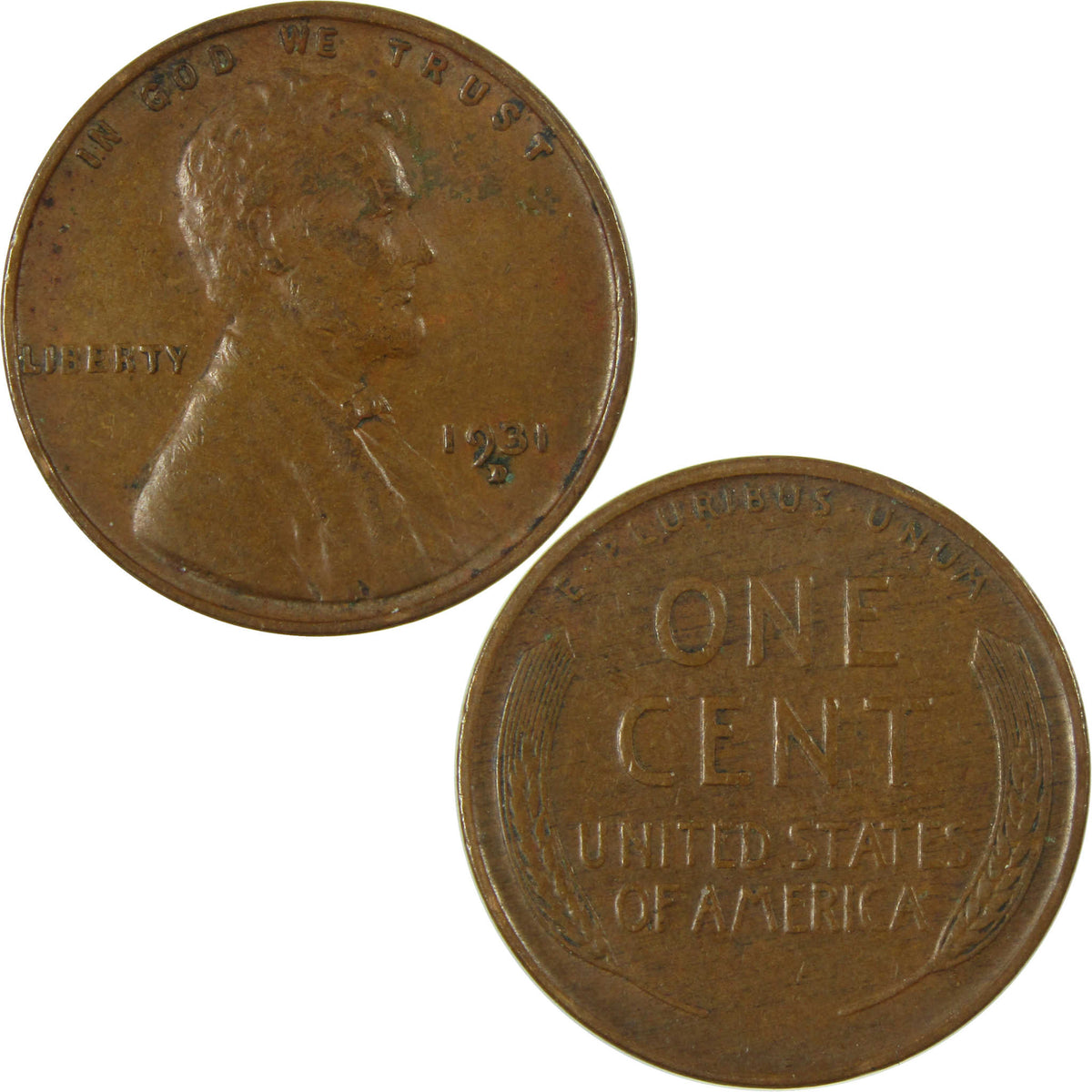1931 D Lincoln Wheat Cent VF Very Fine Penny 1c Coin SKU:I27307