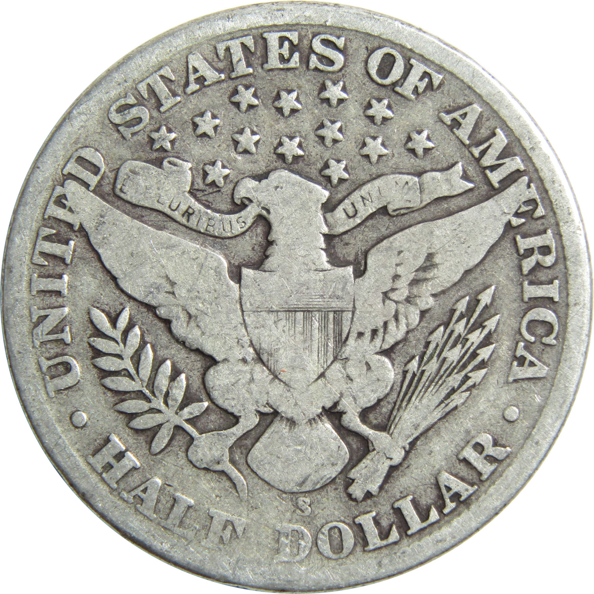 1911 S Barber Half Dollar VG Very Good Silver 50c Coin SKU:I13236
