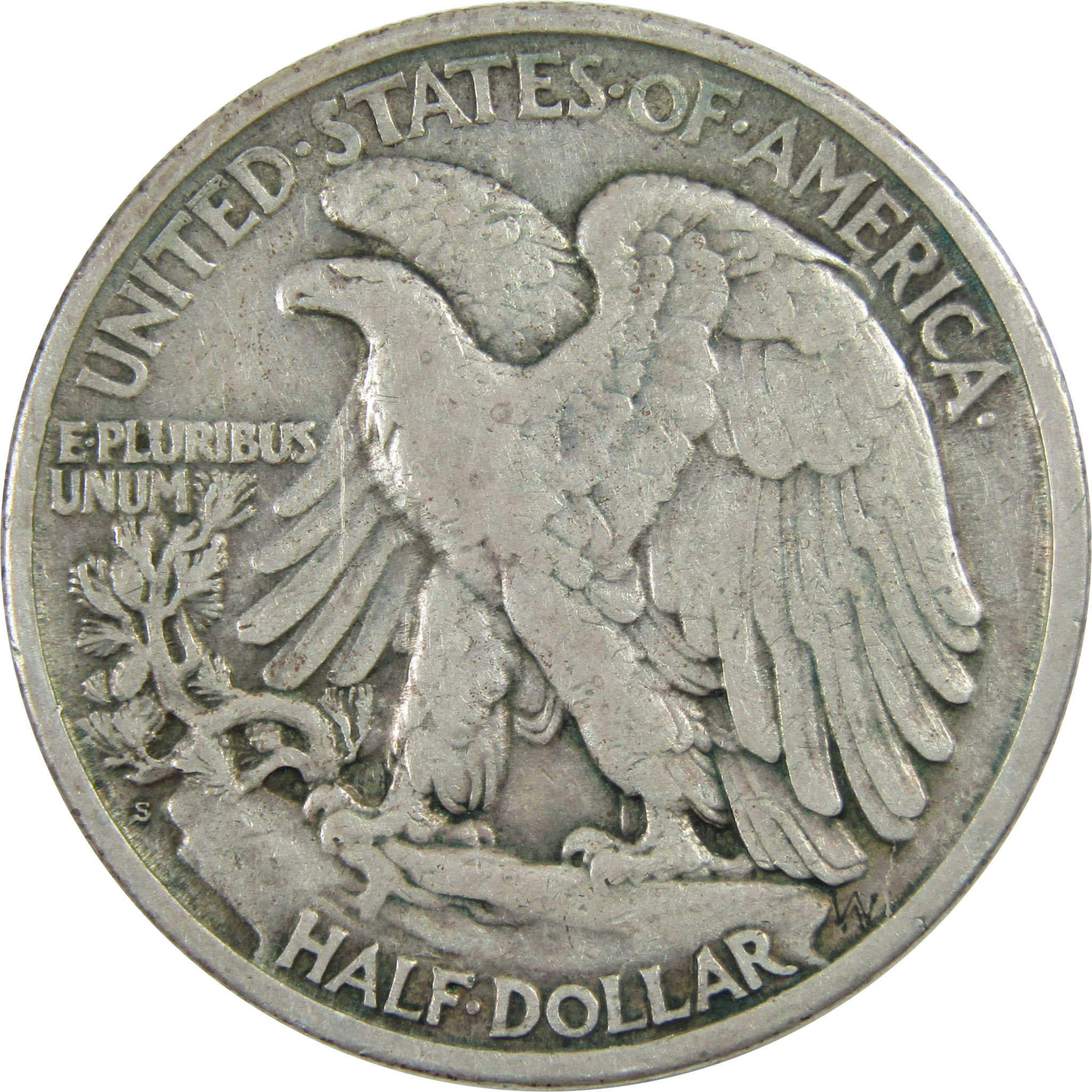 1918 S Liberty Walking Half Dollar VF Very Fine Silver SKU:I13051
