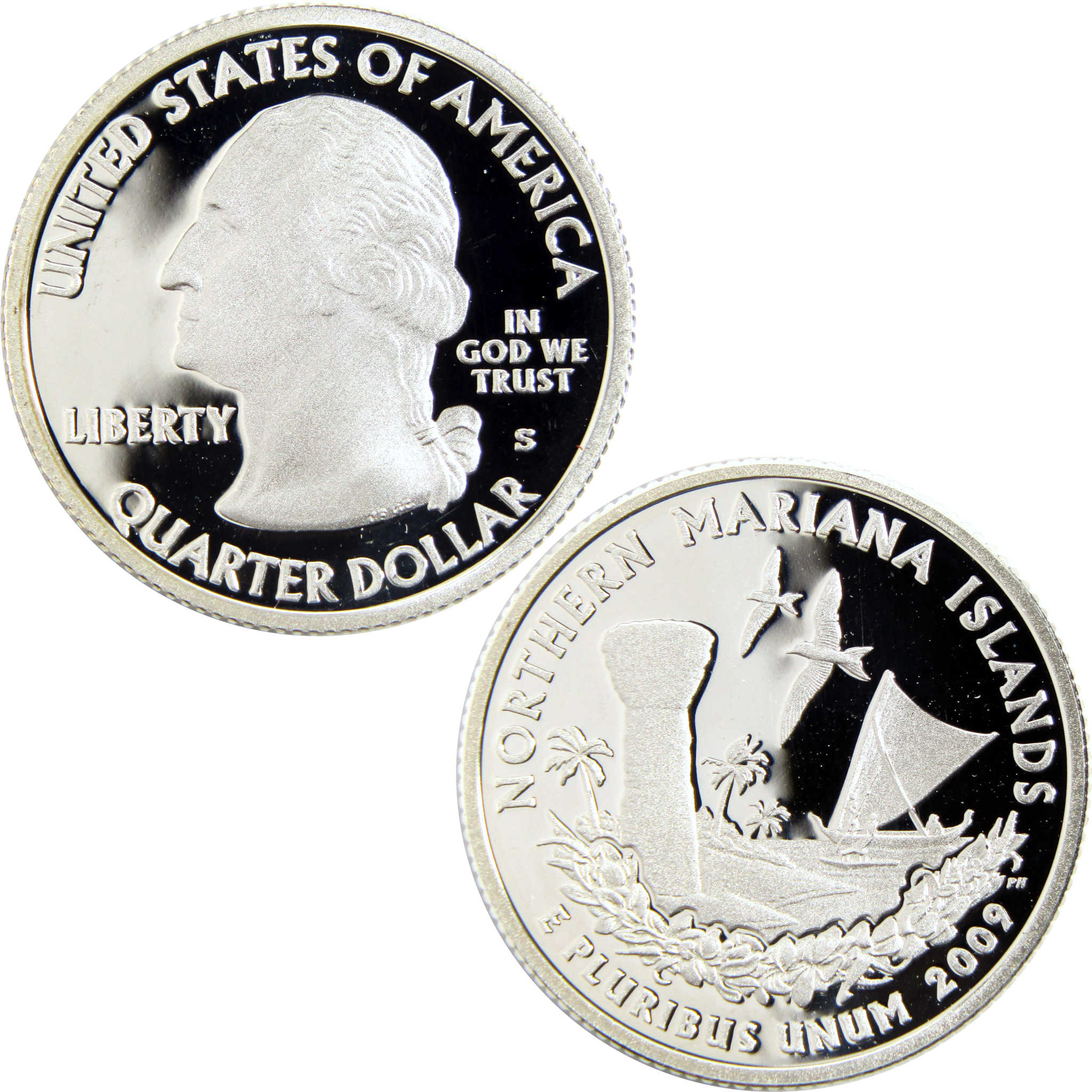 2009 S Northern Mariana Islands US Territories Quarter Silver Proof