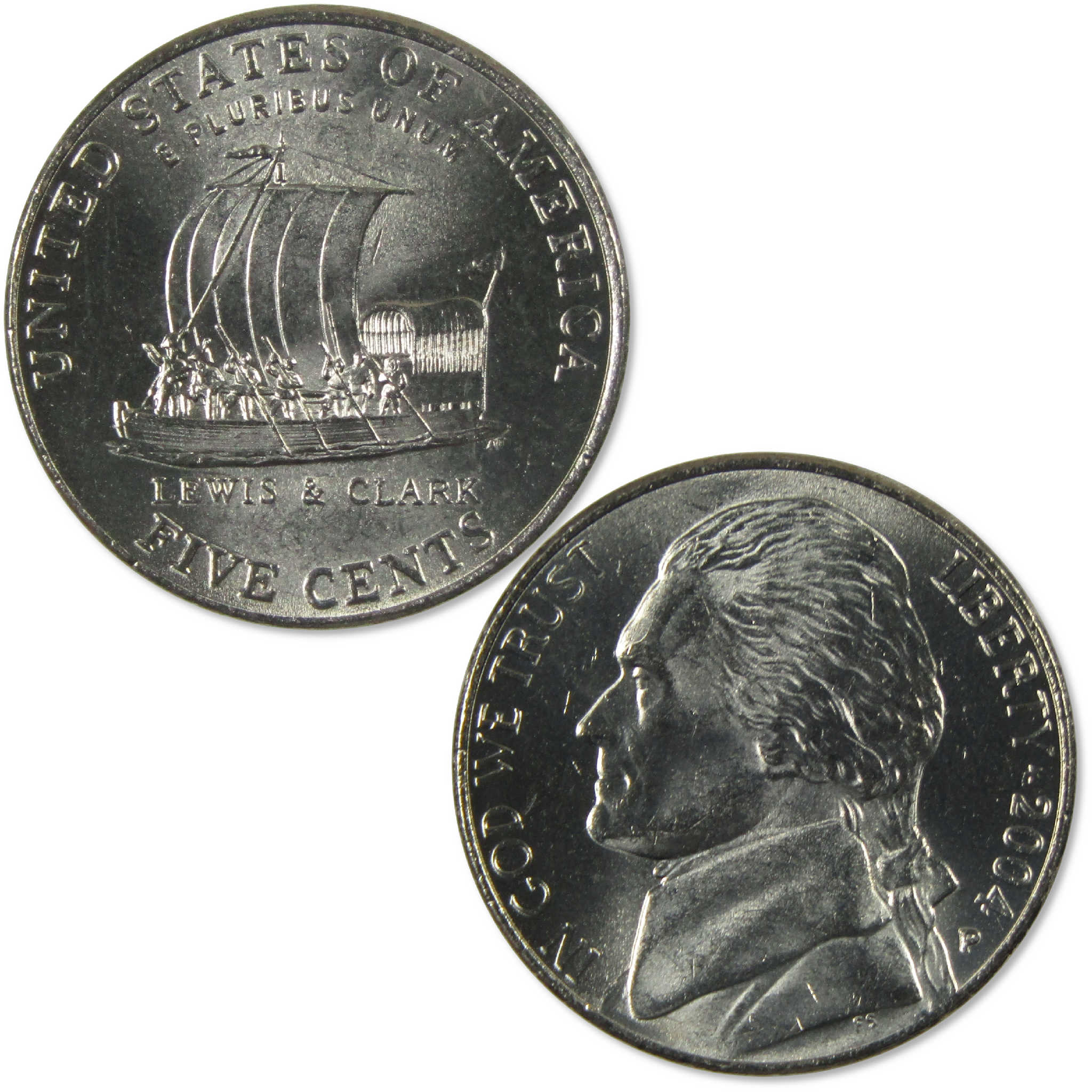 2004-2006 Westward Journey Jefferson Nickel 5 Coin Set Uncirculated