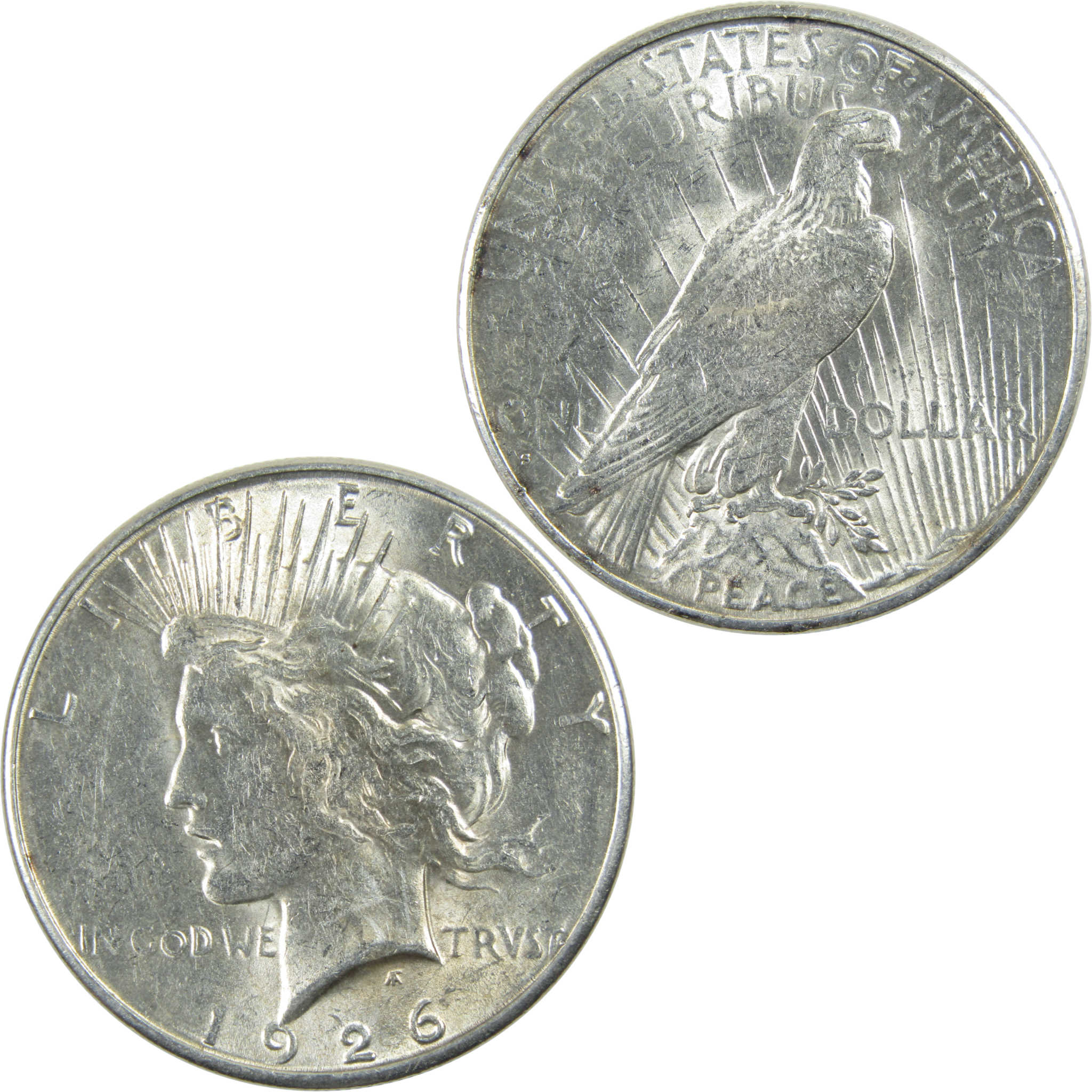 1926 S Peace Dollar AU About Uncirculated Silver $1 Coin SKU:I12840