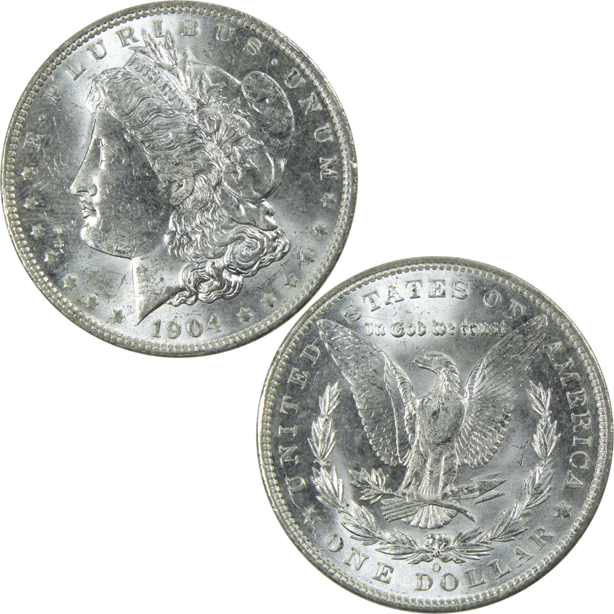 1904 O Morgan Dollar Uncirculated Silver $1 Coin SKU:I13740 - Morgan coin - Morgan silver dollar - Morgan silver dollar for sale - Profile Coins &amp; Collectibles