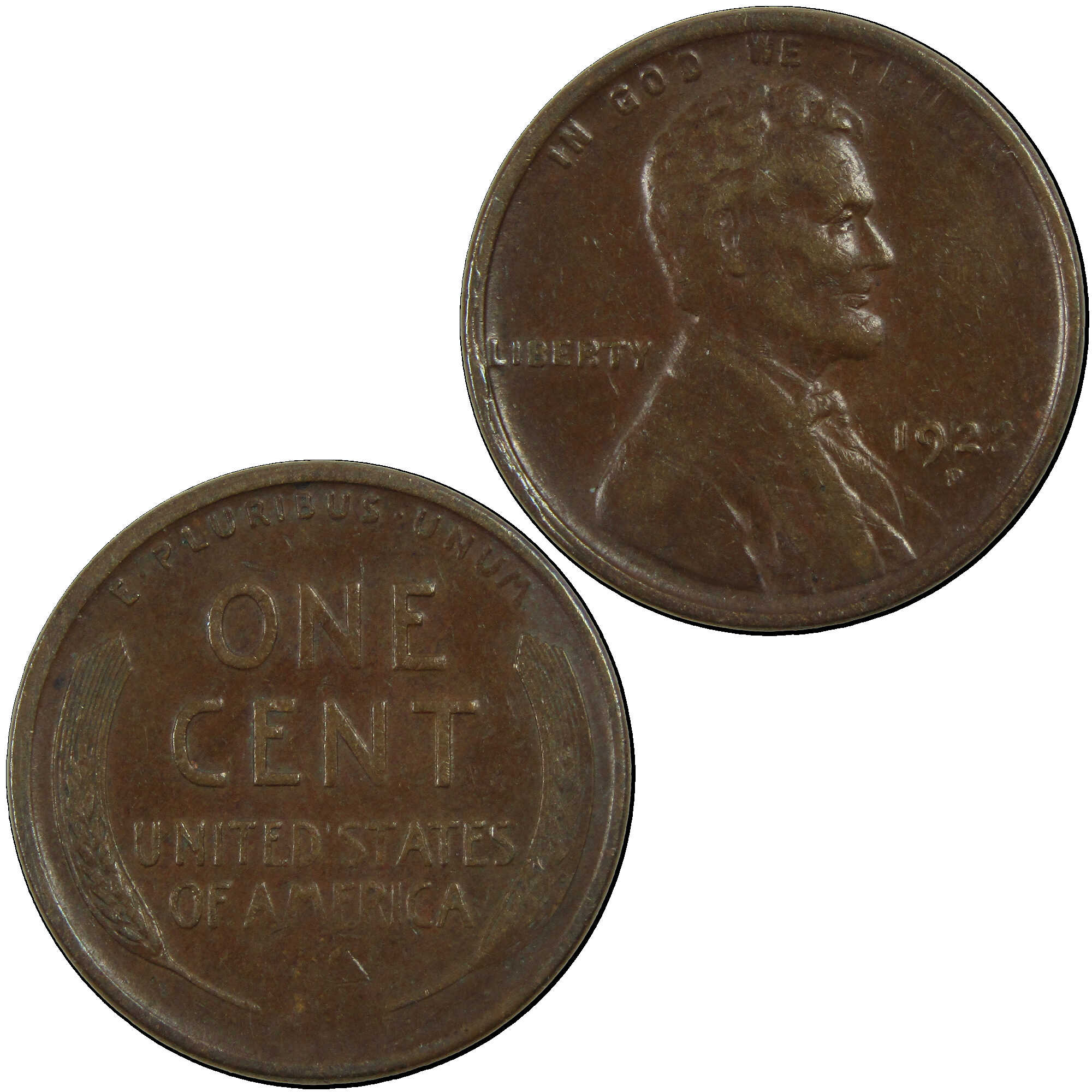 1922 D Lincoln Wheat Cent VF Very Fine Penny 1c Coin SKU:I12963